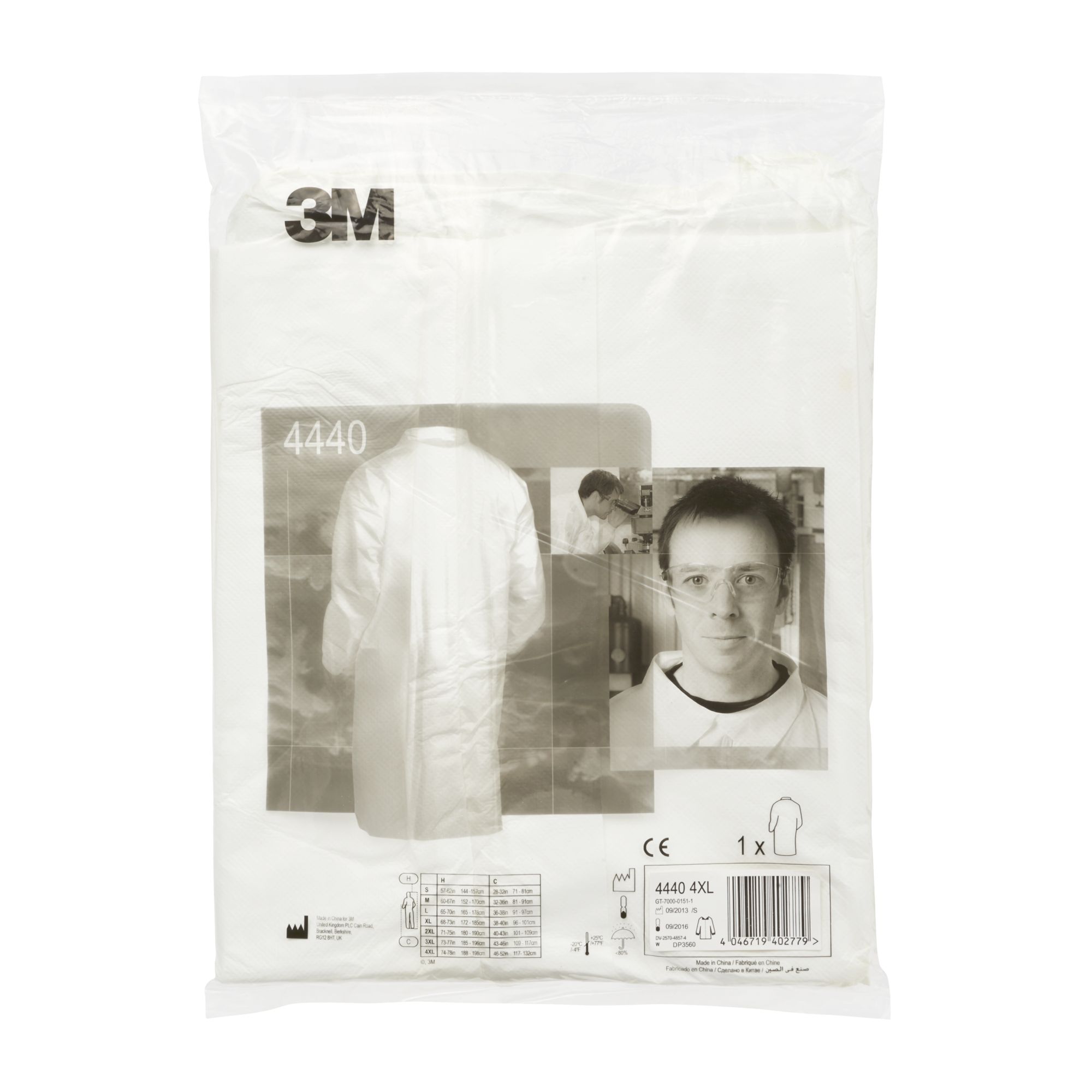 3M™ Bata de laboratorio 4440, S