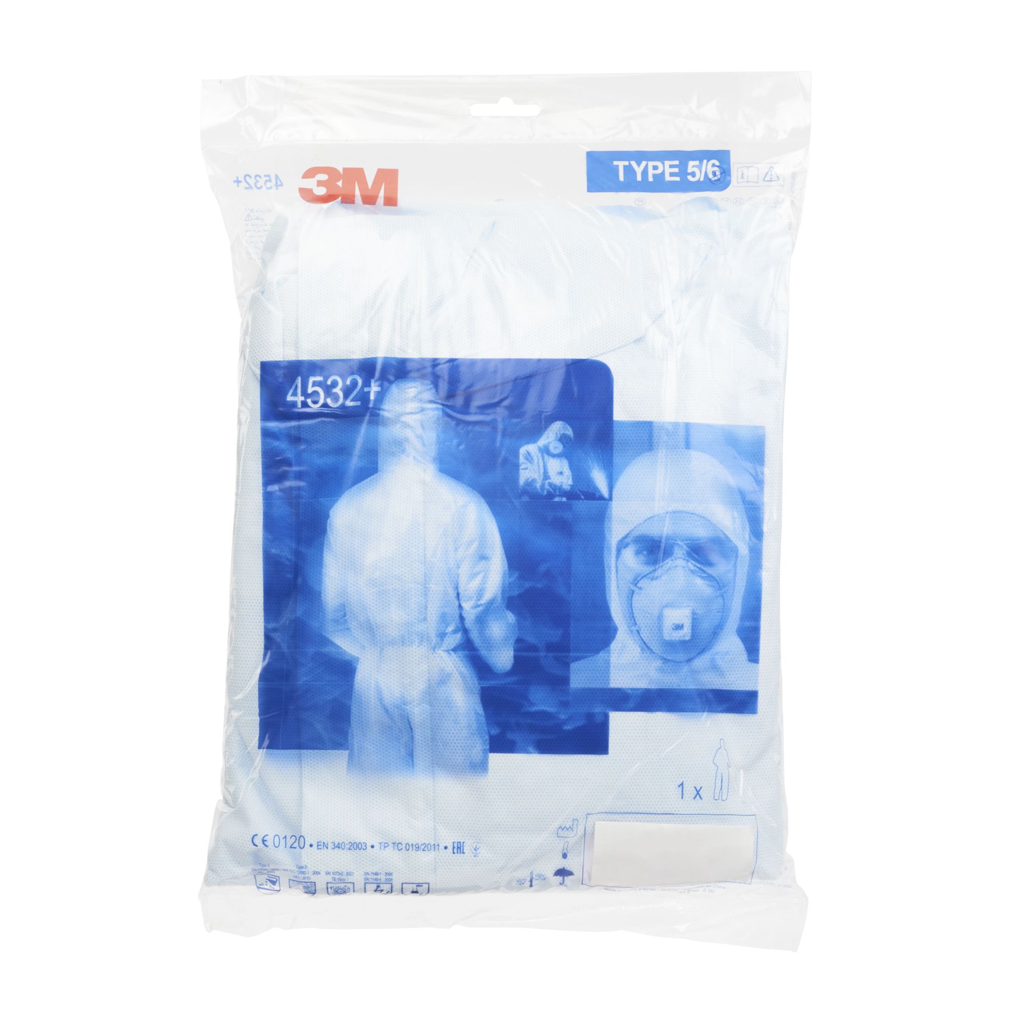 3M™ Prenda de protección 4532+, blanco frío, M