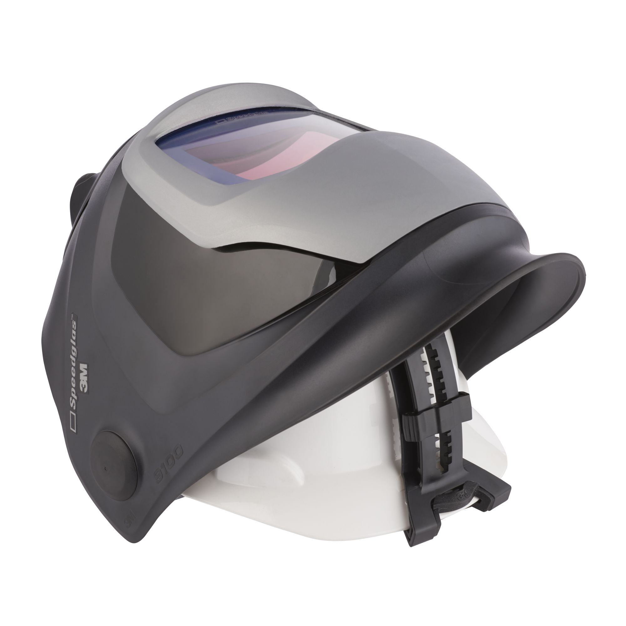 Pantallas de soldadura 3M™ Speedglas™ serie 9100 QR, con filtro de soldadura 9100XX, con casco de protección 3M™ H-701, 583625