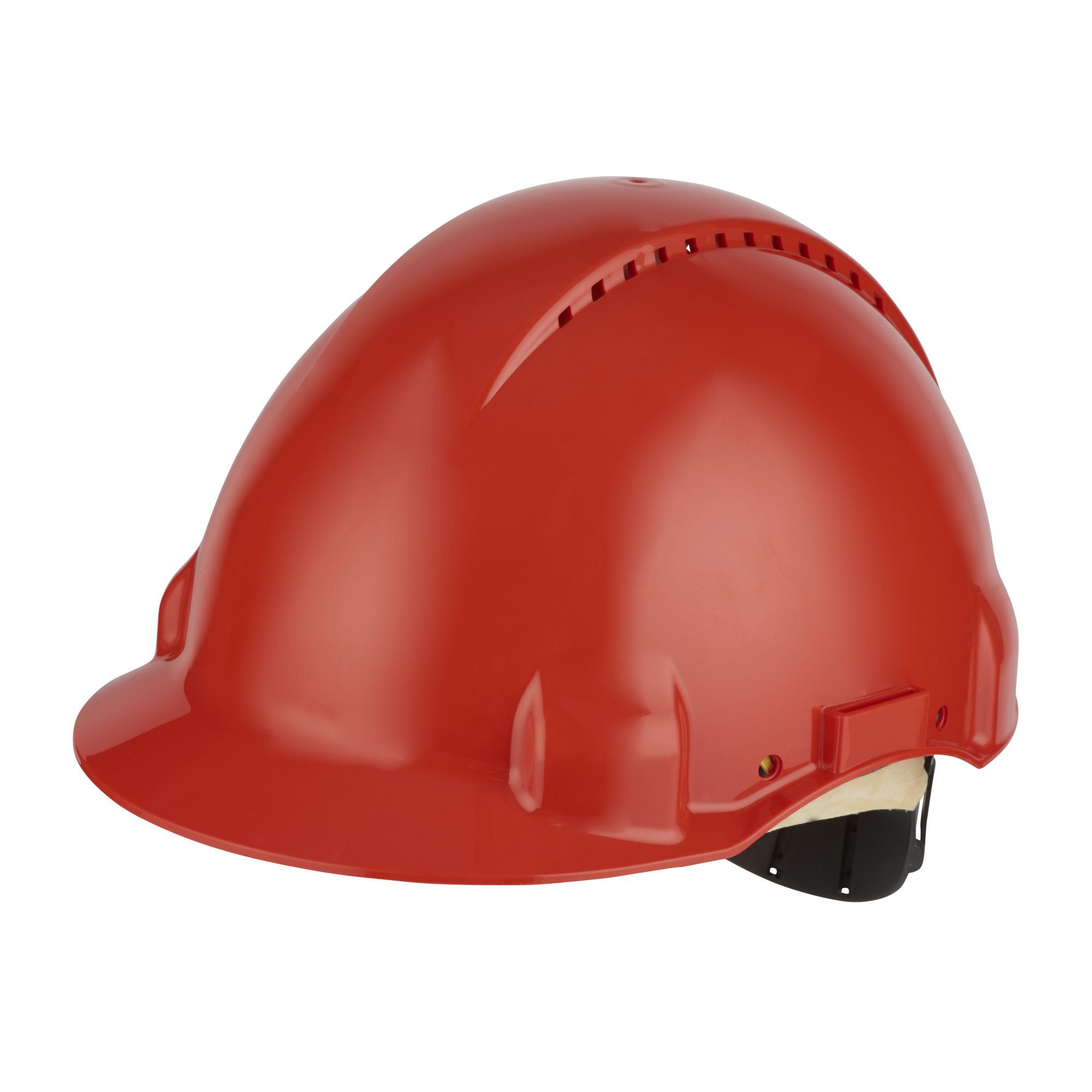 3M™ Casco, Uvicator, con pasador, ventilado y banda antisudor de cuero, rojo, G3000DUV-RD