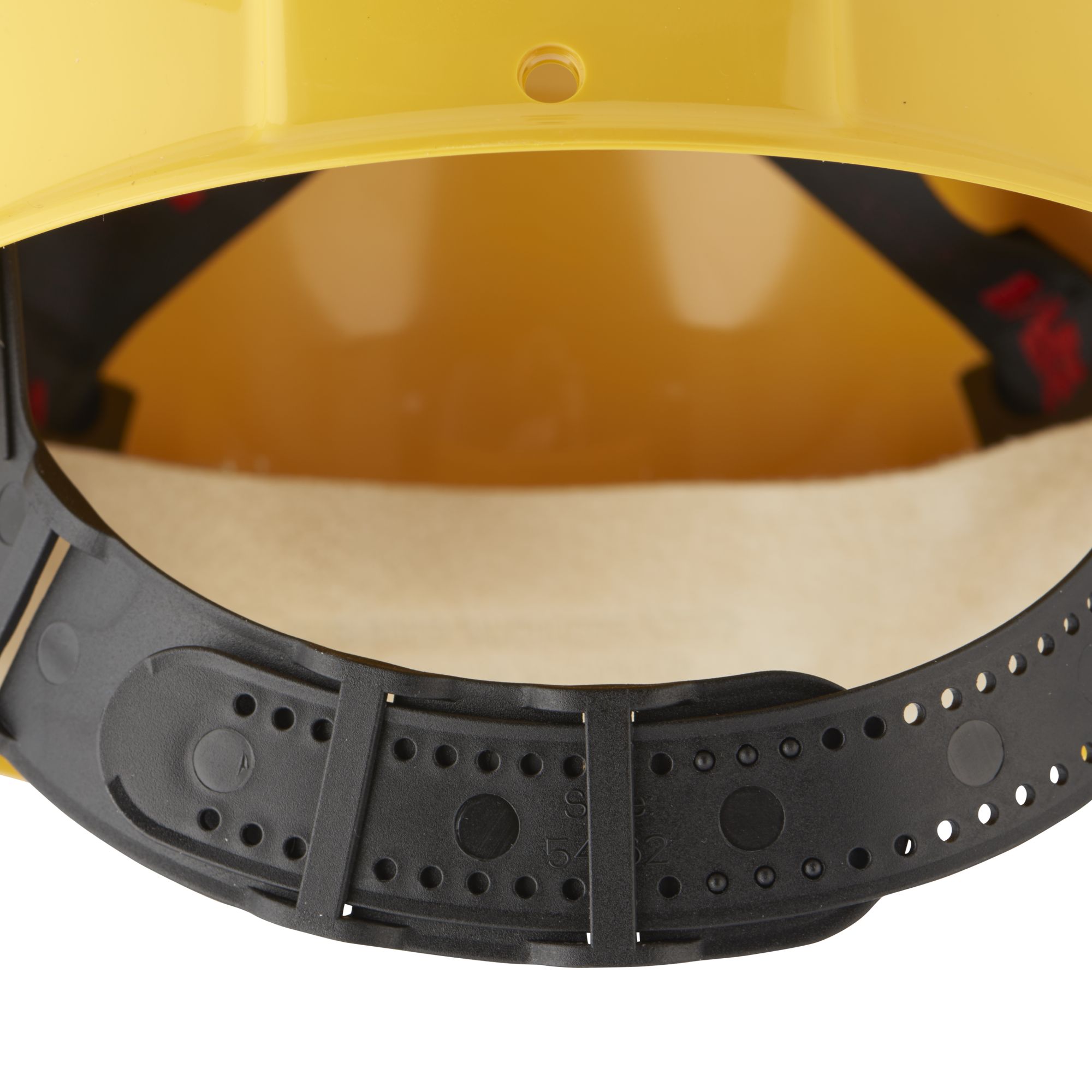 3M™ Casco, Uvicator, con pasador, ventilado y banda antisudor de cuero, amarillo, G3000DUV-GU