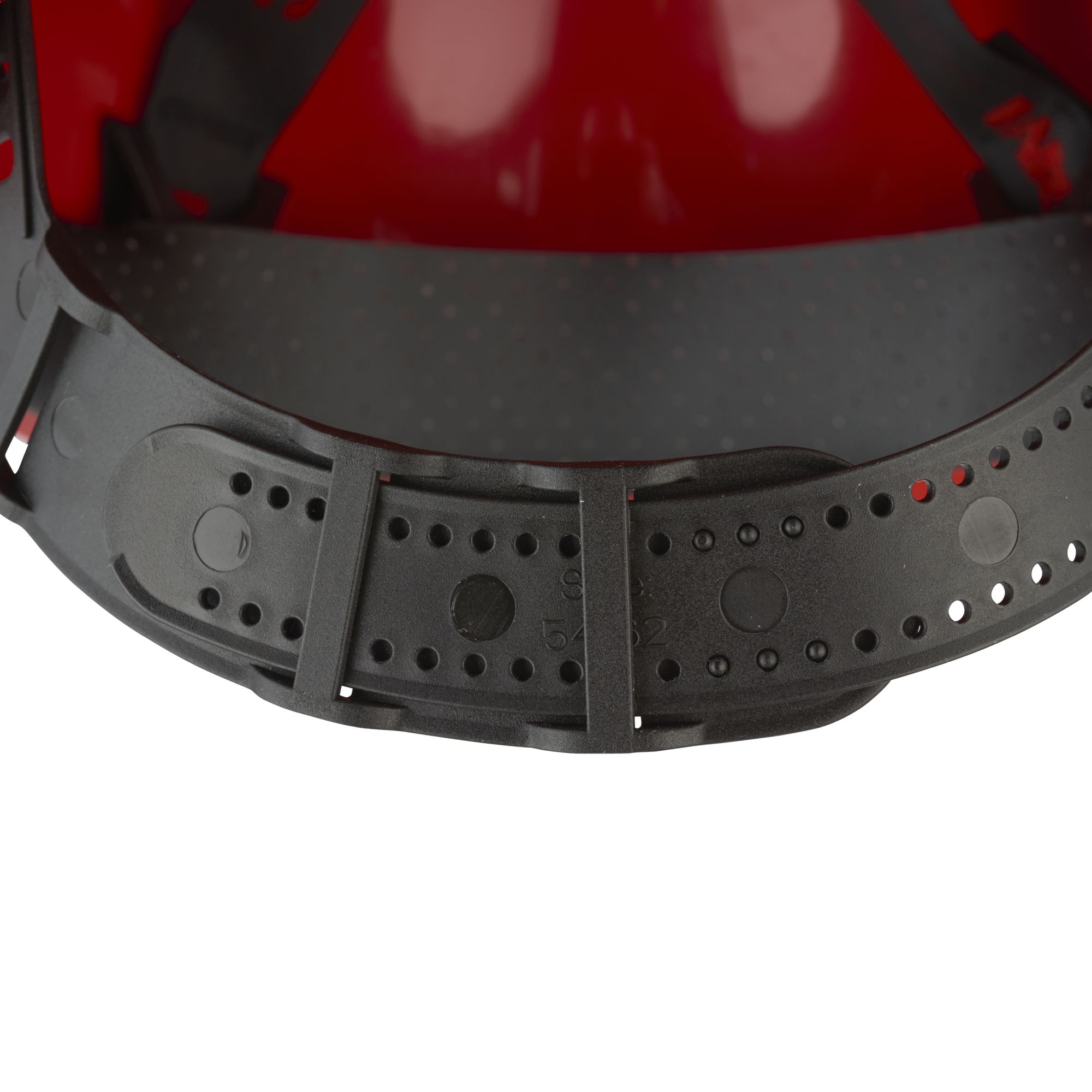 3M™ Casco, Uvicator, con pasador, ventilado y banda antisudor de plástico, rojo, G3000CUV-RD