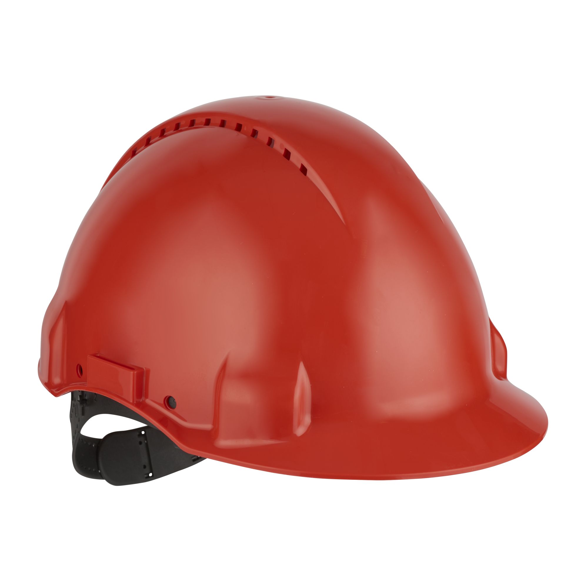 3M™ Casco, Uvicator, con pasador, ventilado y banda antisudor de plástico, rojo, G3000CUV-RD