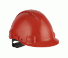 3M™ Casco, Uvicator, con pasador, ventilado y banda antisudor de plástico, rojo, G3000CUV-RD