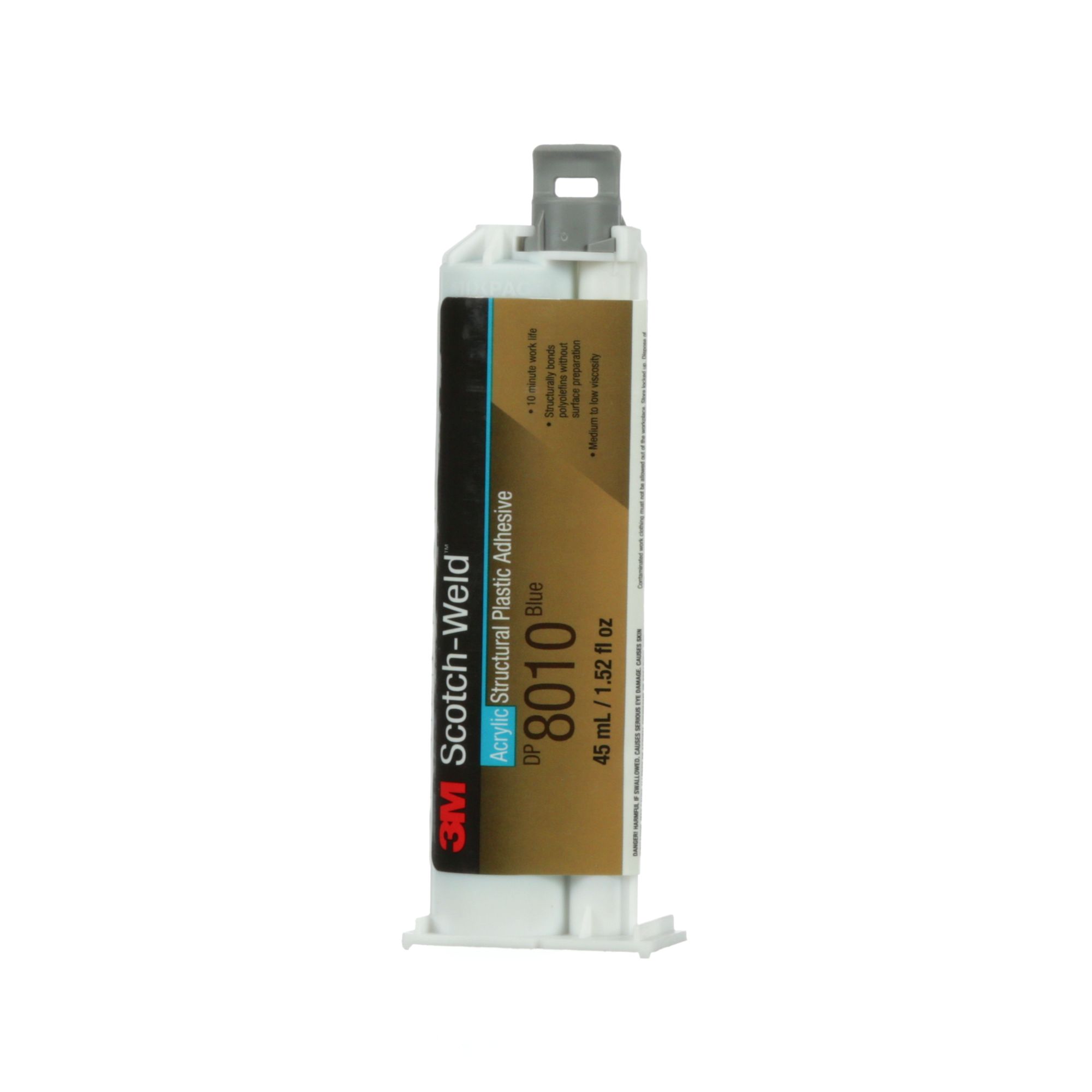 3M™ Scotch-Weld™ Adhesivo acrílico de bajo olor DP8010, Azul, 45 ml