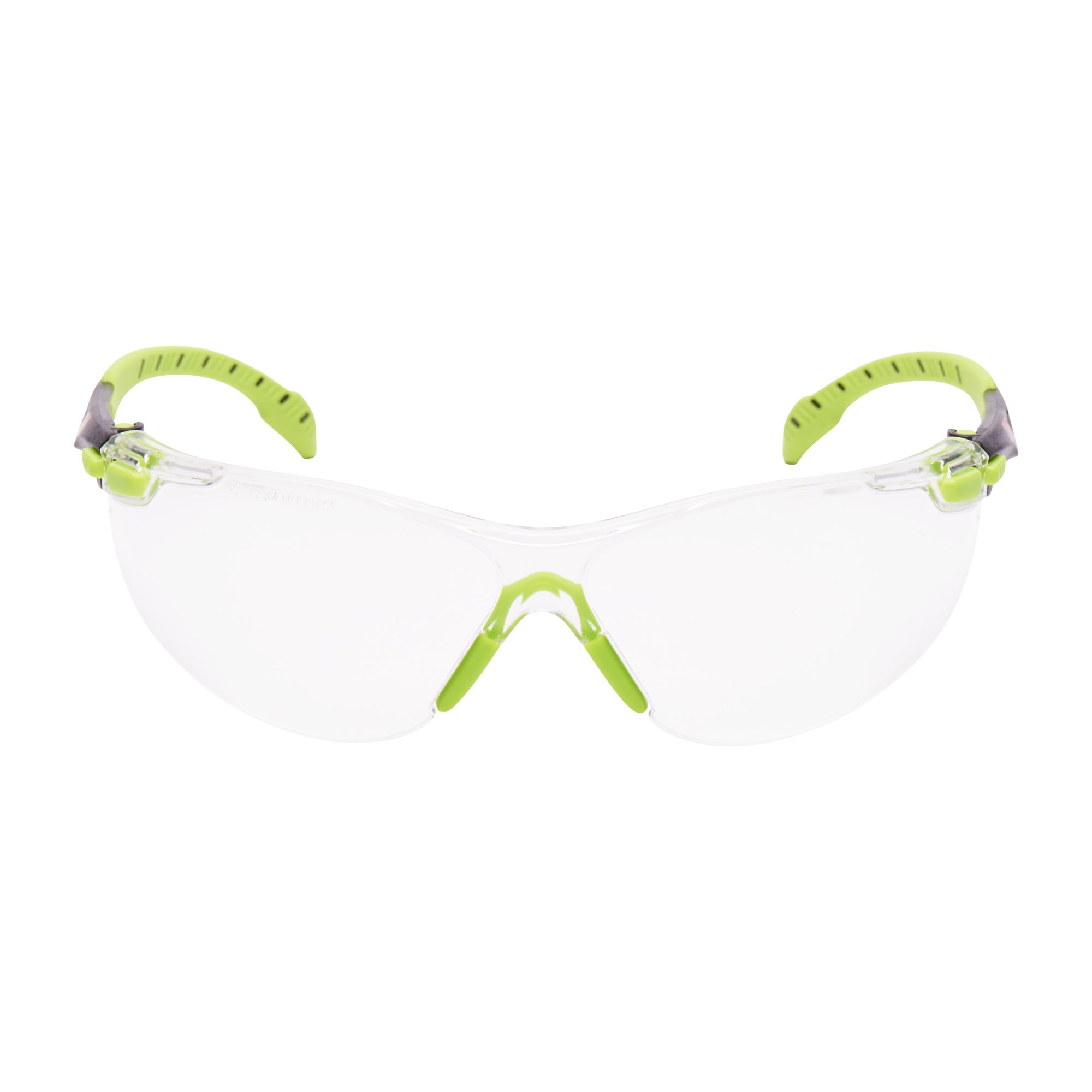3M™ Solus™ 1000 Gafas de seguridad, montura verde/negro, recubrimiento antiempañante/antirrayaduras Scotchgard™ (K y N), lente incolora, S1201SGAF-EU, 20/caja