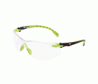 3M™ Solus™ 1000 Gafas de seguridad, montura verde/negro, recubrimiento antiempañante/antirrayaduras Scotchgard™ (K y N), lente incolora, S1201SGAF-EU, 20/caja