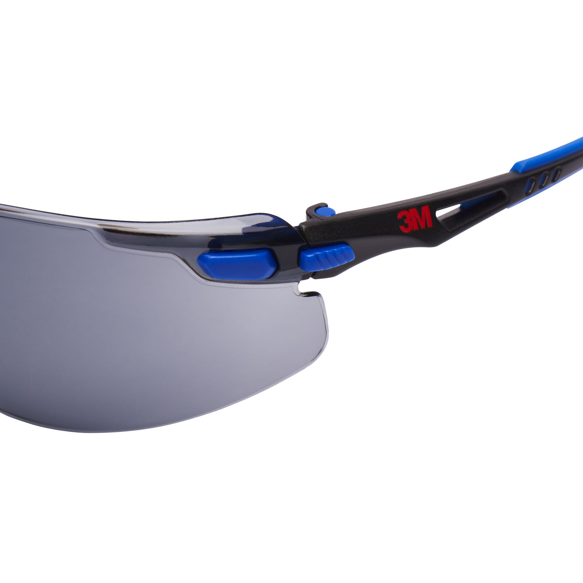 3M™ Solus™ 1000 Gafas de seguridad, montura azul/negro, recubrimiento antiempañante/antirrayaduras Scotchgard™ (K y N), lente gris, S1102SGAF-EU, 20/caja