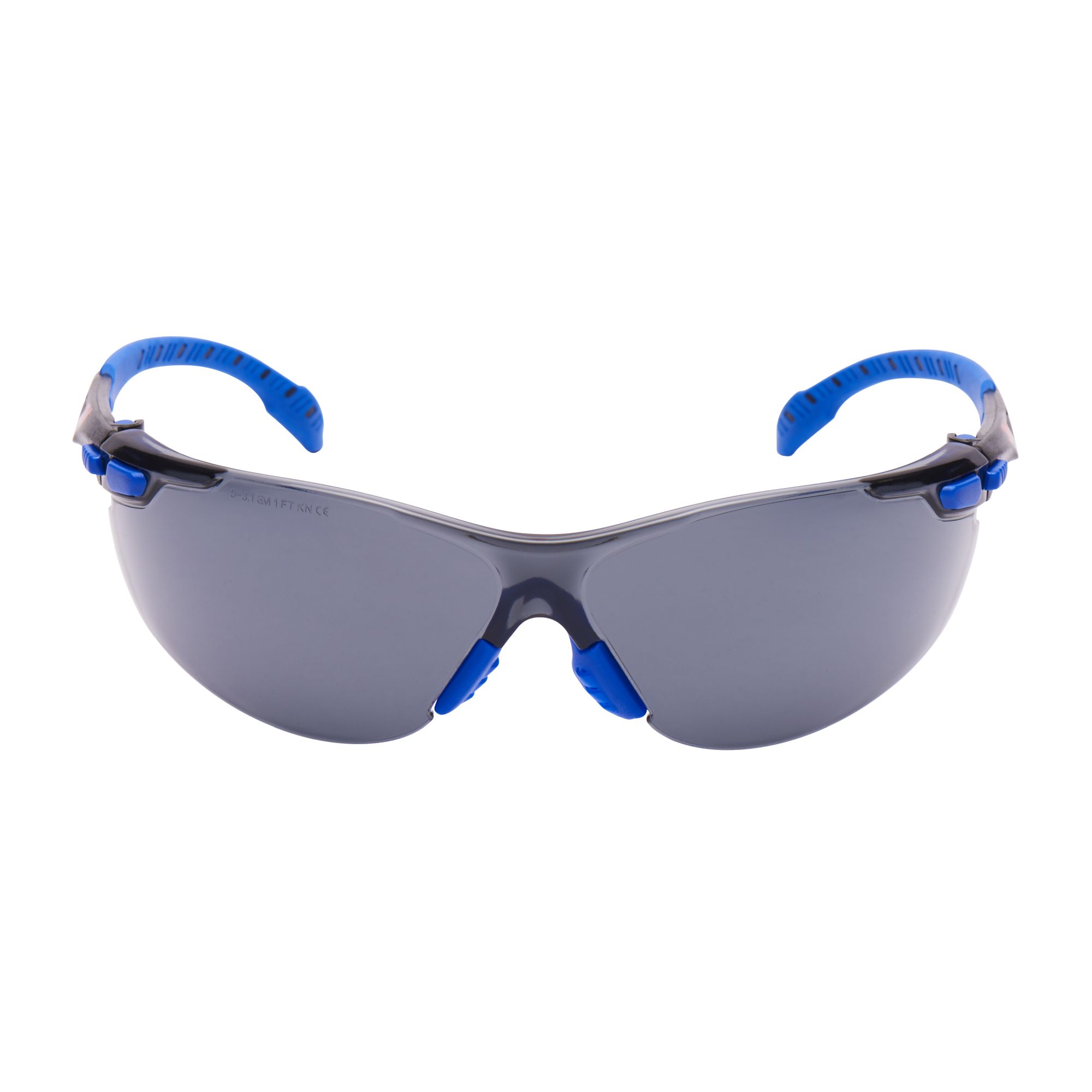 3M™ Solus™ 1000 Gafas de seguridad, montura azul/negro, recubrimiento antiempañante/antirrayaduras Scotchgard™ (K y N), lente gris, S1102SGAF-EU, 20/caja
