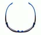 3M™ Solus™ 1000 Gafas de seguridad, montura azul/negro, recubrimiento antiempañante/antirrayaduras Scotchgard™ (K y N), lente gris, S1102SGAF-EU, 20/caja