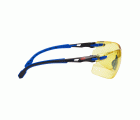 3M™ Solus™ 1000 Gafas de seguridad, montura azul/negro, recubrimiento antiempañante/antirrayaduras Scotchgard™ (K y N), lente ámbar, S1103SGAF-EU, 20/caja