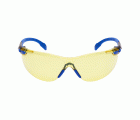 3M™ Solus™ 1000 Gafas de seguridad, montura azul/negro, recubrimiento antiempañante/antirrayaduras Scotchgard™ (K y N), lente ámbar, S1103SGAF-EU, 20/caja