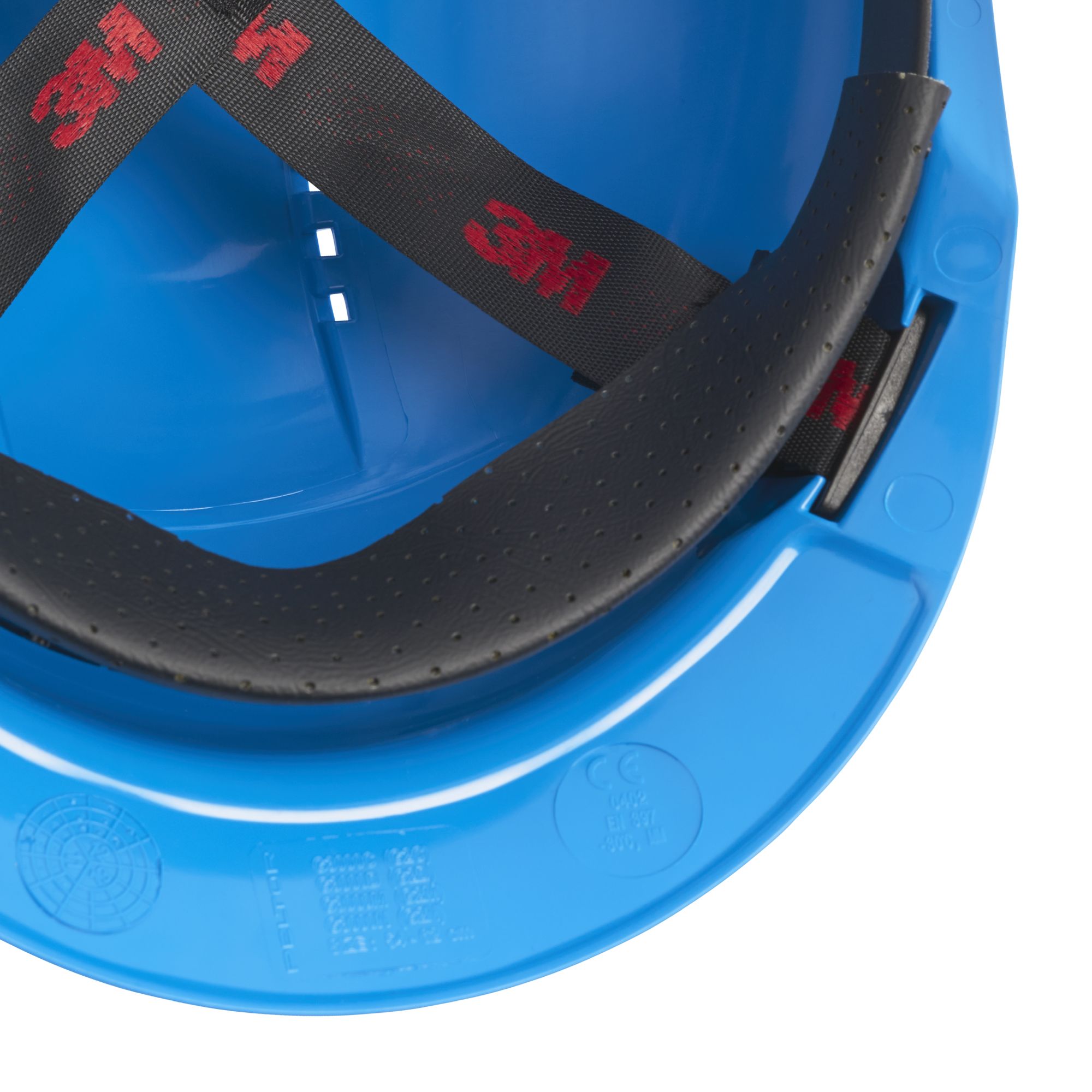 3M™ Casco, Uvicator, con pasador, ventilado y banda antisudor de plástico, azul, G3000CUV-BB