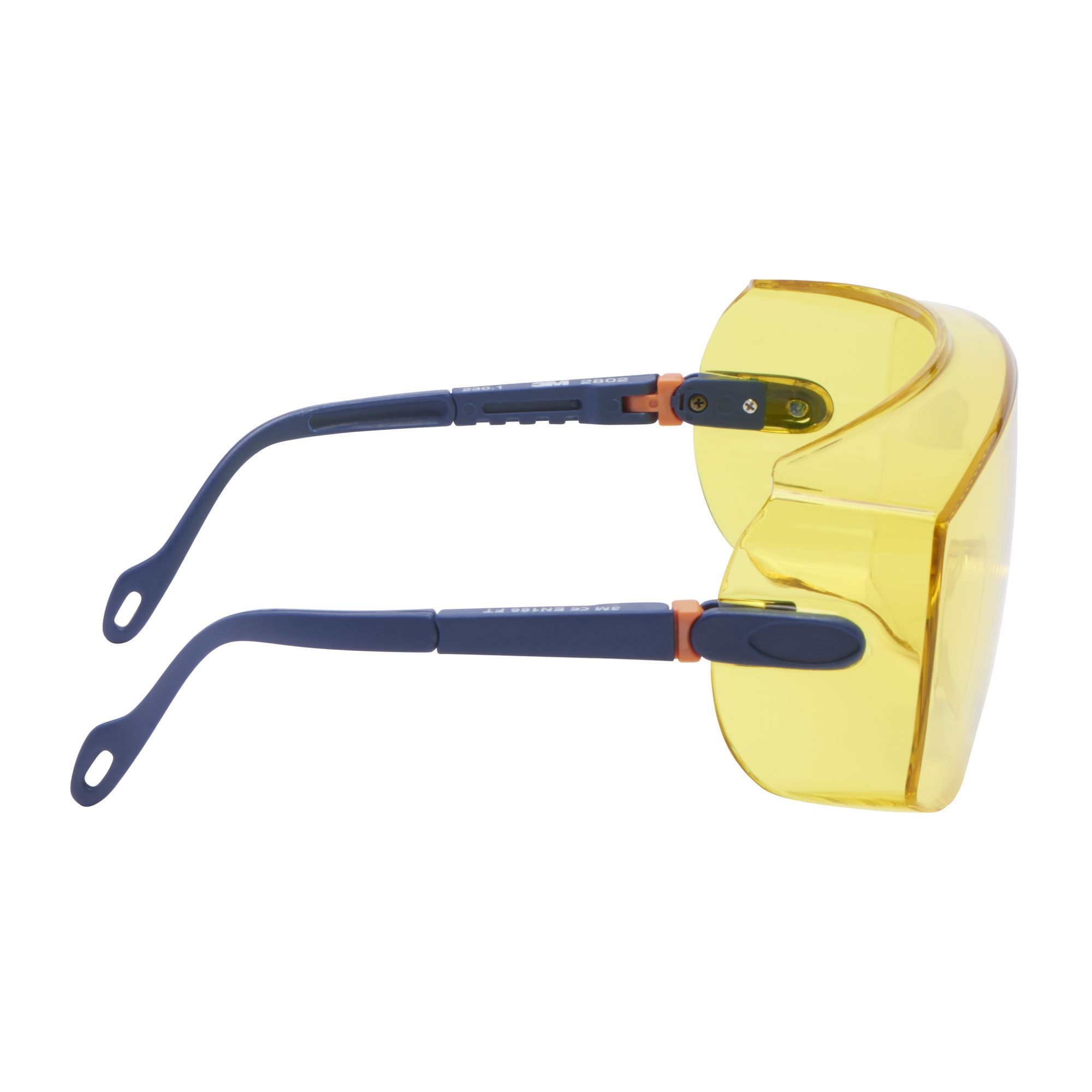 3M™ Cubregafas de seguridad serie 2800, antirrayaduras, lente ámbar, 20/caja