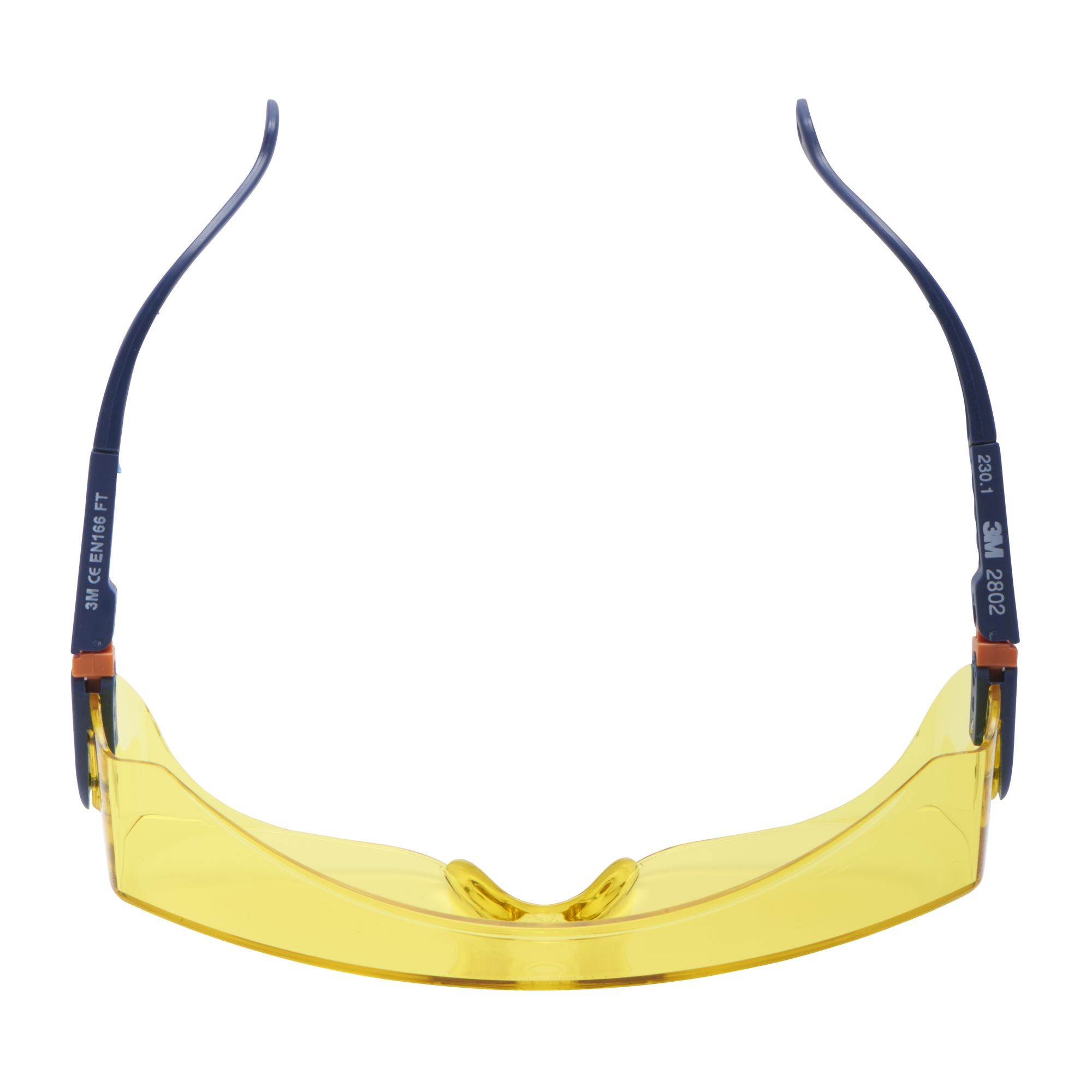 3M™ Cubregafas de seguridad serie 2800, antirrayaduras, lente ámbar, 20/caja