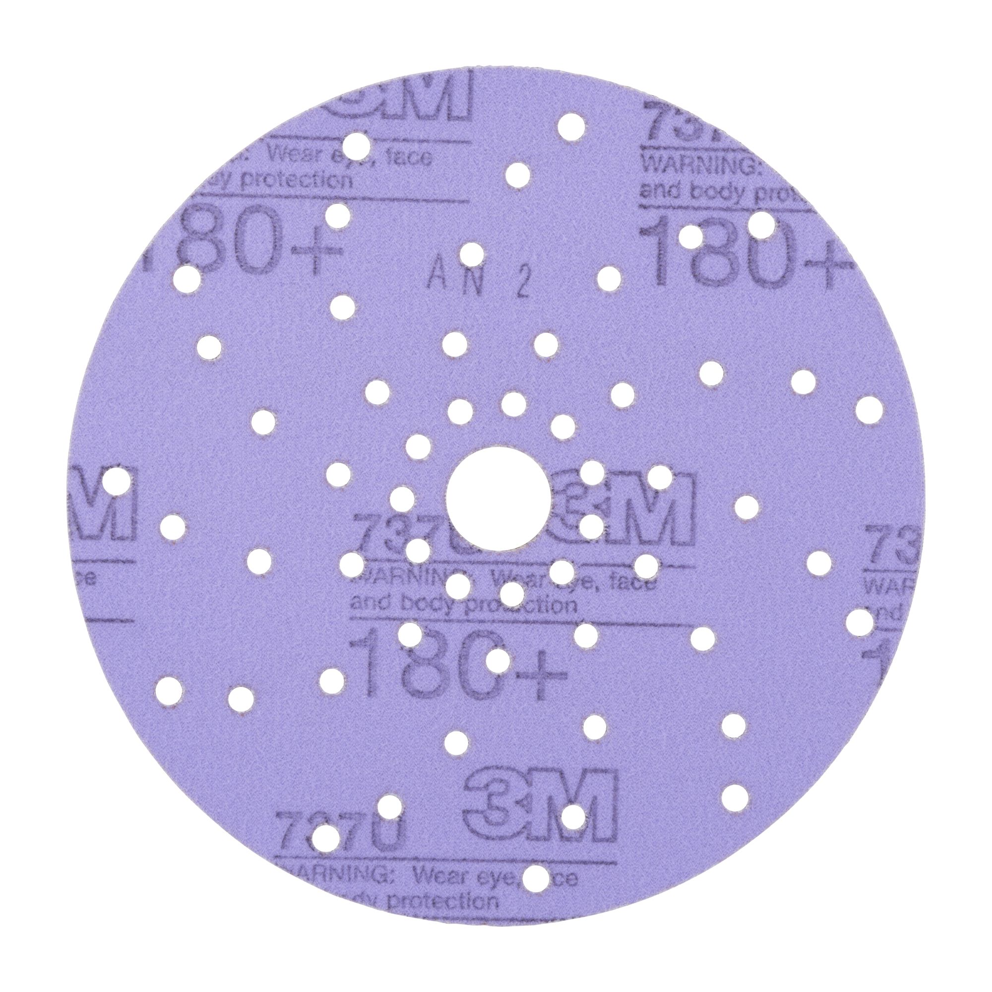 3M™ Cubitron™ II Hookit™ Disco abrasivo 737U, 150 mm, multiagujeros, 180+, 51422