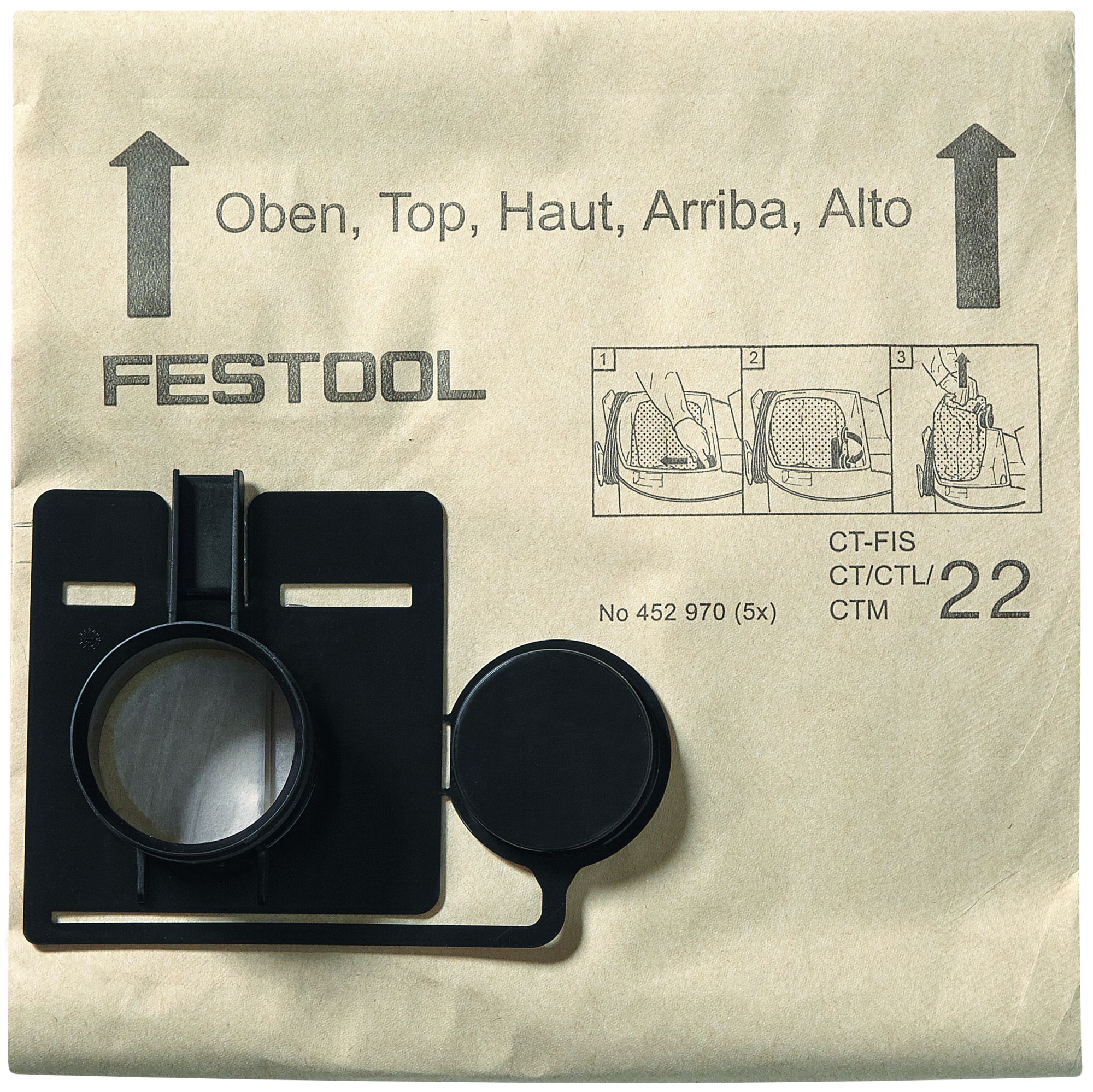 Festool Automotive Systems Bolsa filtrante FIS-CT 22/20x, 202639