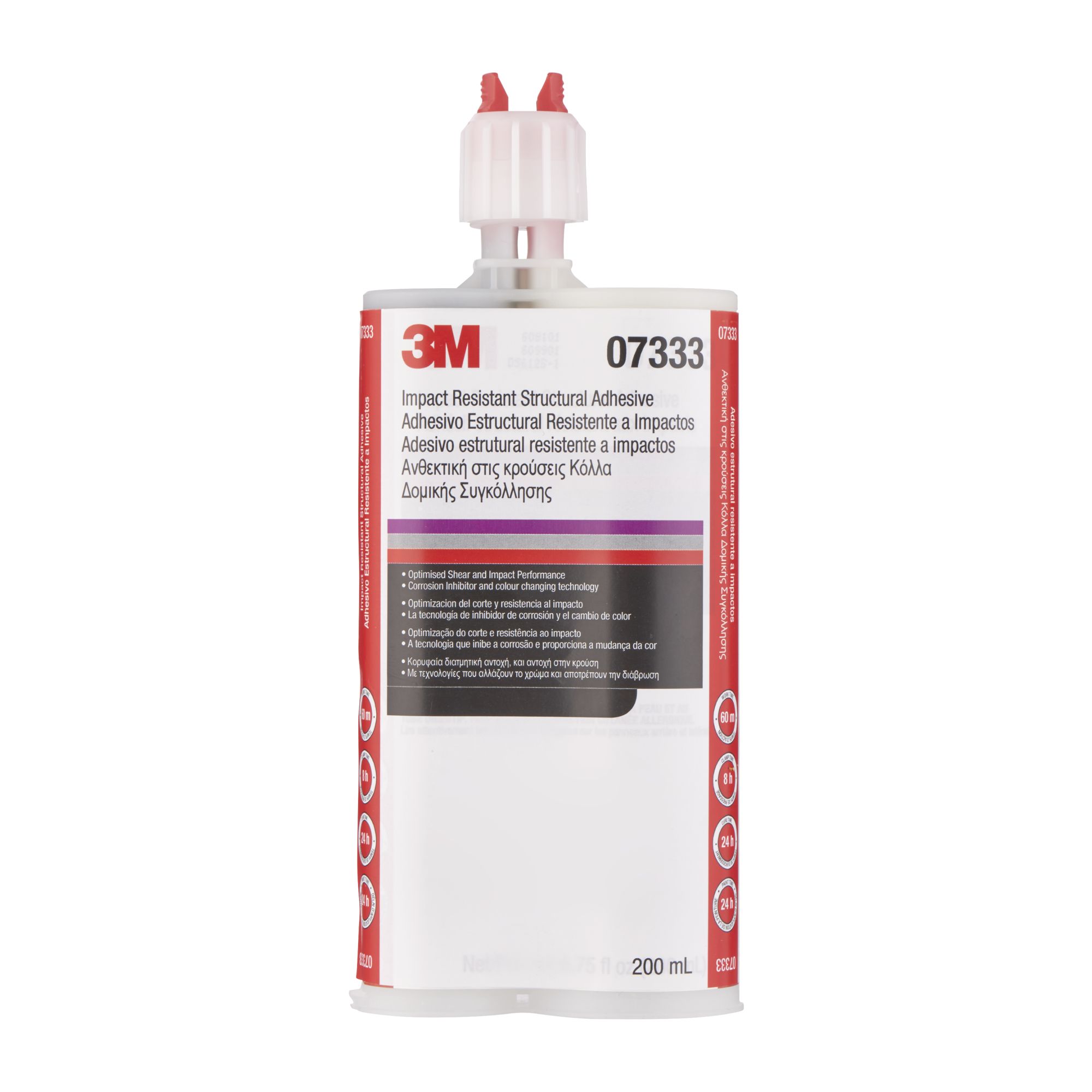 3M™ Adhesivo estructural resistente a impactos, 200 ml, 07333