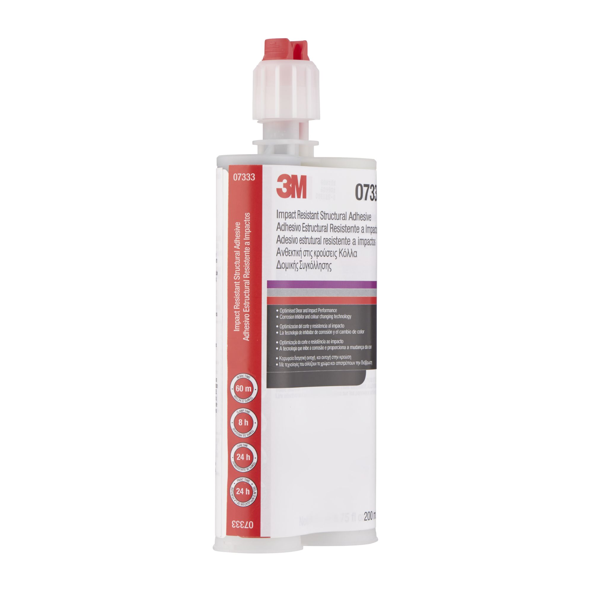 3M™ Adhesivo estructural resistente a impactos, 200 ml, 07333