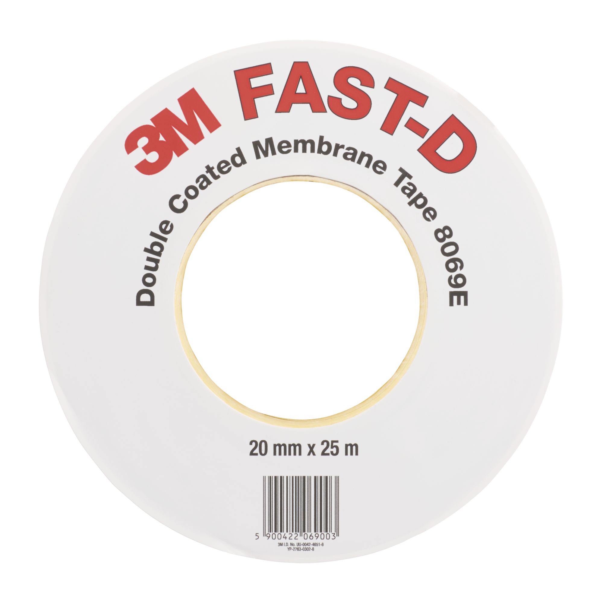 3M™ Cinta de sellado de aire flexible 8069E - FAST D, 20 mm x 25 m, 0.47 mm