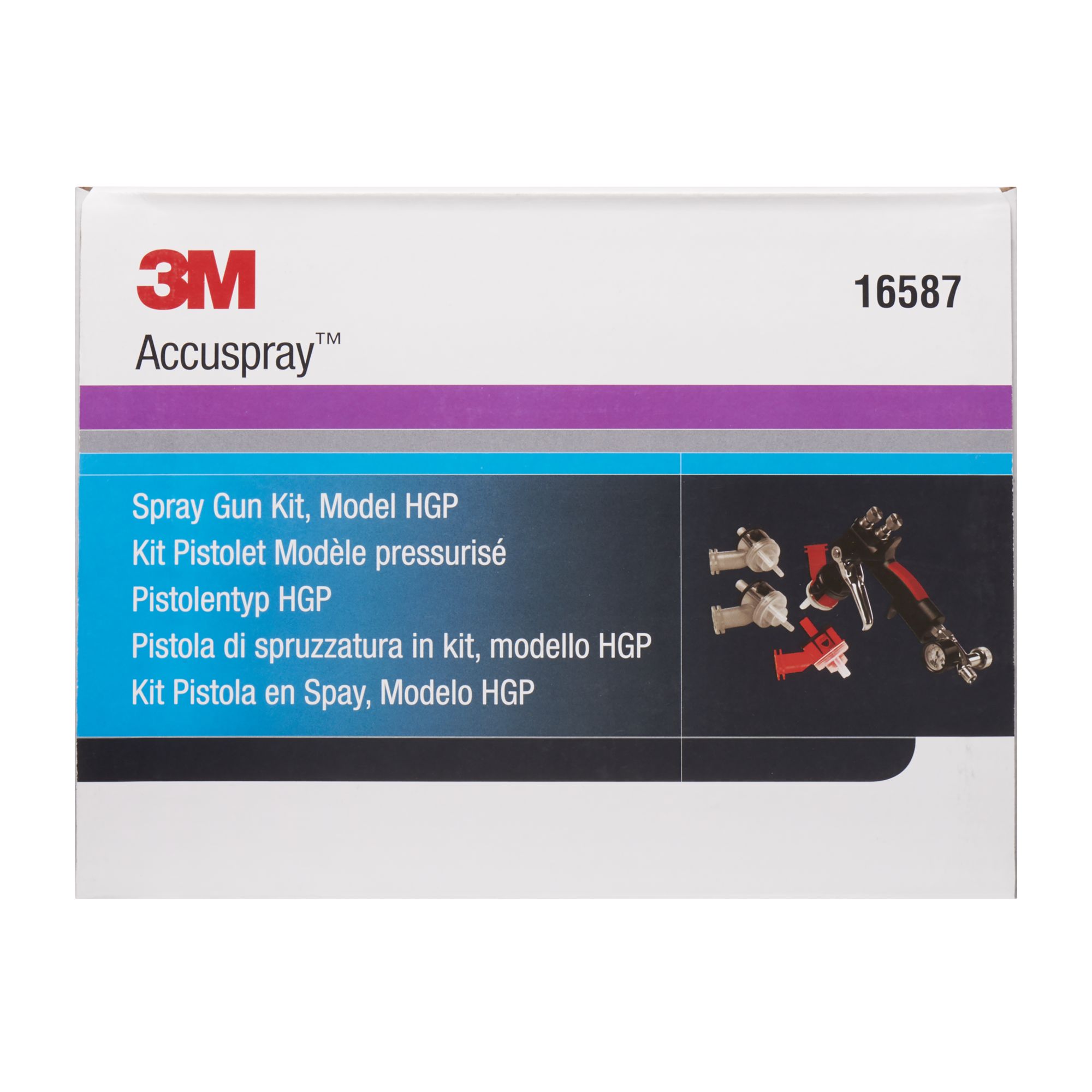 3M™ Accuspray™ Kit de la pistola de pulverización HGP, 16587