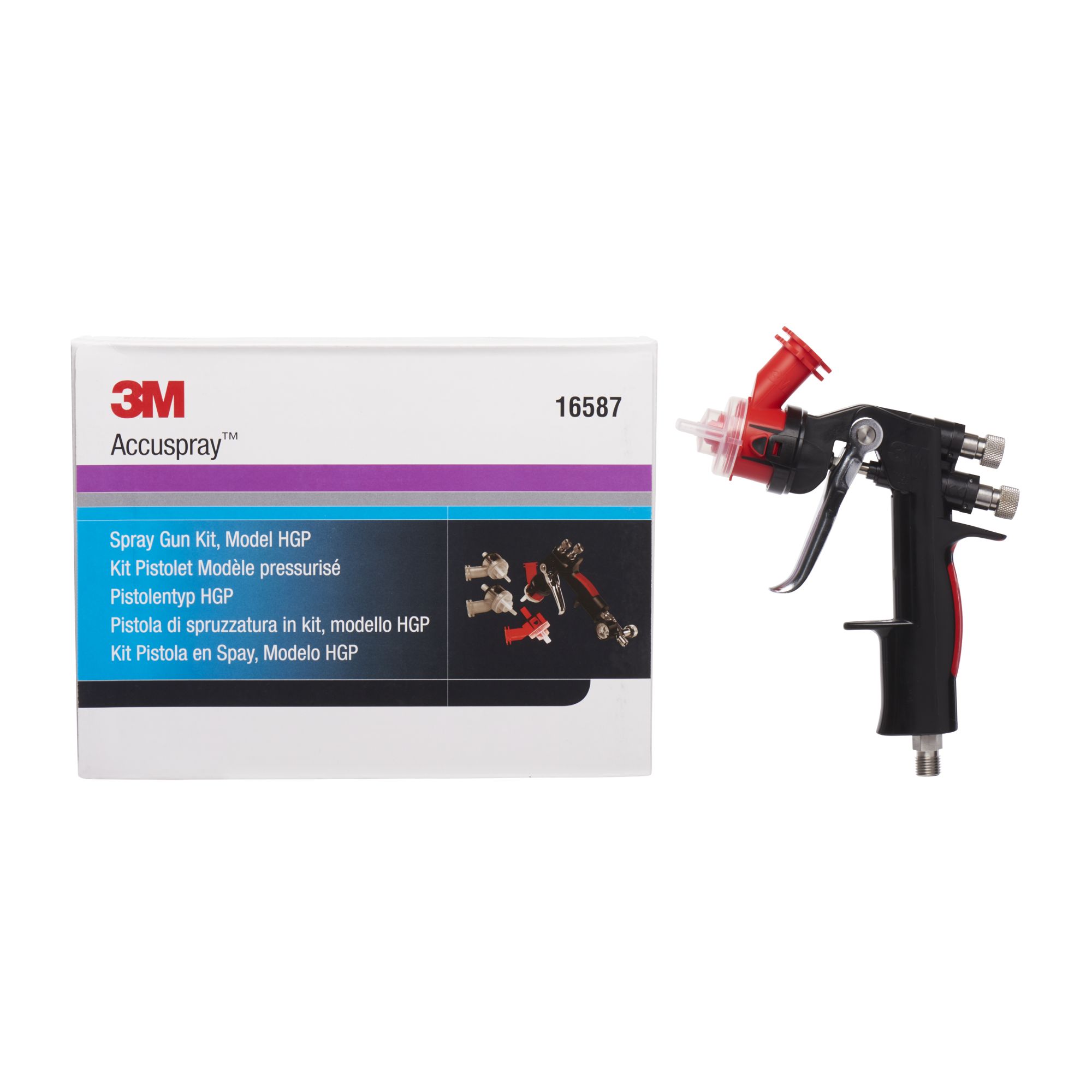 3M™ Accuspray™ Kit de la pistola de pulverización HGP, 16587
