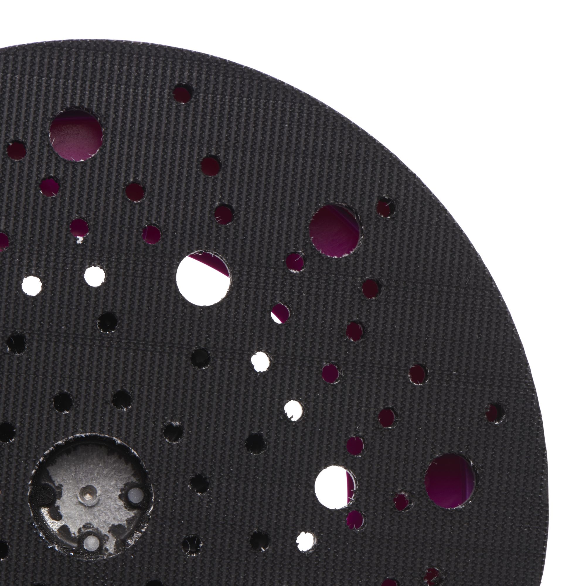 3M™ Hookit™ Plato de soporte multiagujeros, 150 mm, rosca 8 mm (5/16 in), blando, 51124