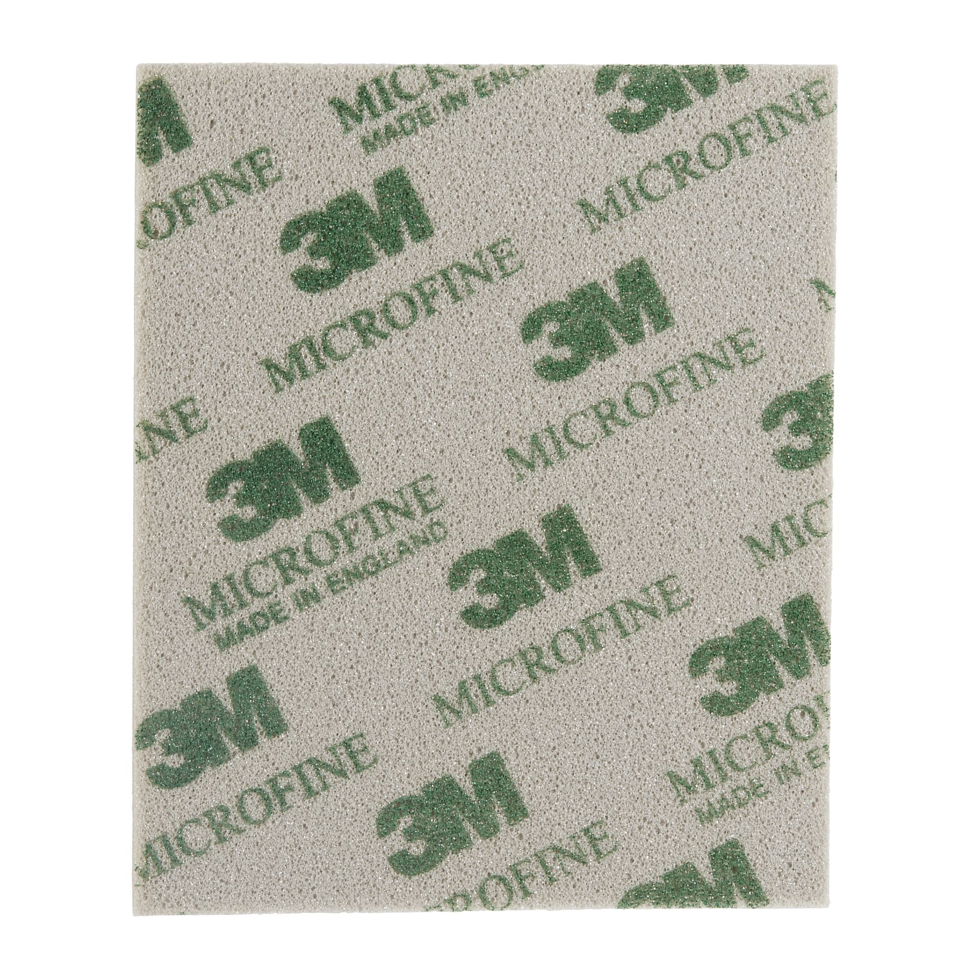 3M™ Esponja abrasiva soporte blando, 115 mm x 140 mm, microfina, 02600