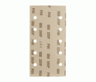 3M™ Hookit™ Hoja abrasiva 255P, 115 mm x 225 mm, 10 agujeros, P80, 03639