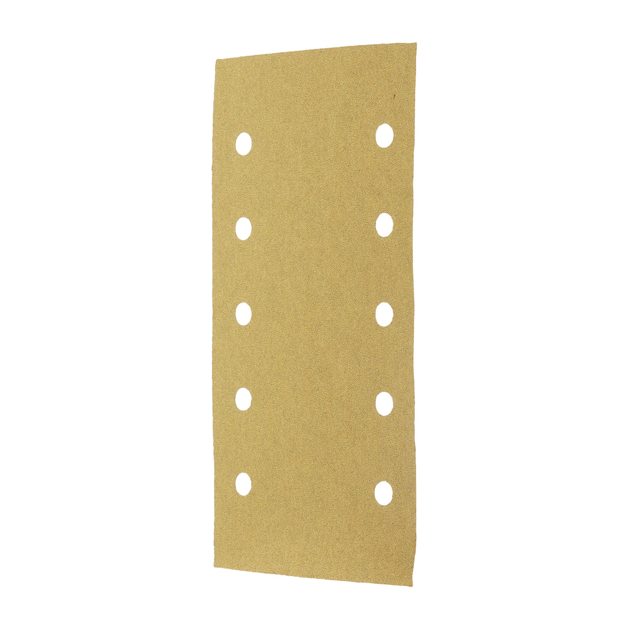 3M™ Hookit™ Hoja abrasiva 255P, 115 mm x 225 mm, 10 agujeros, P120, 03637