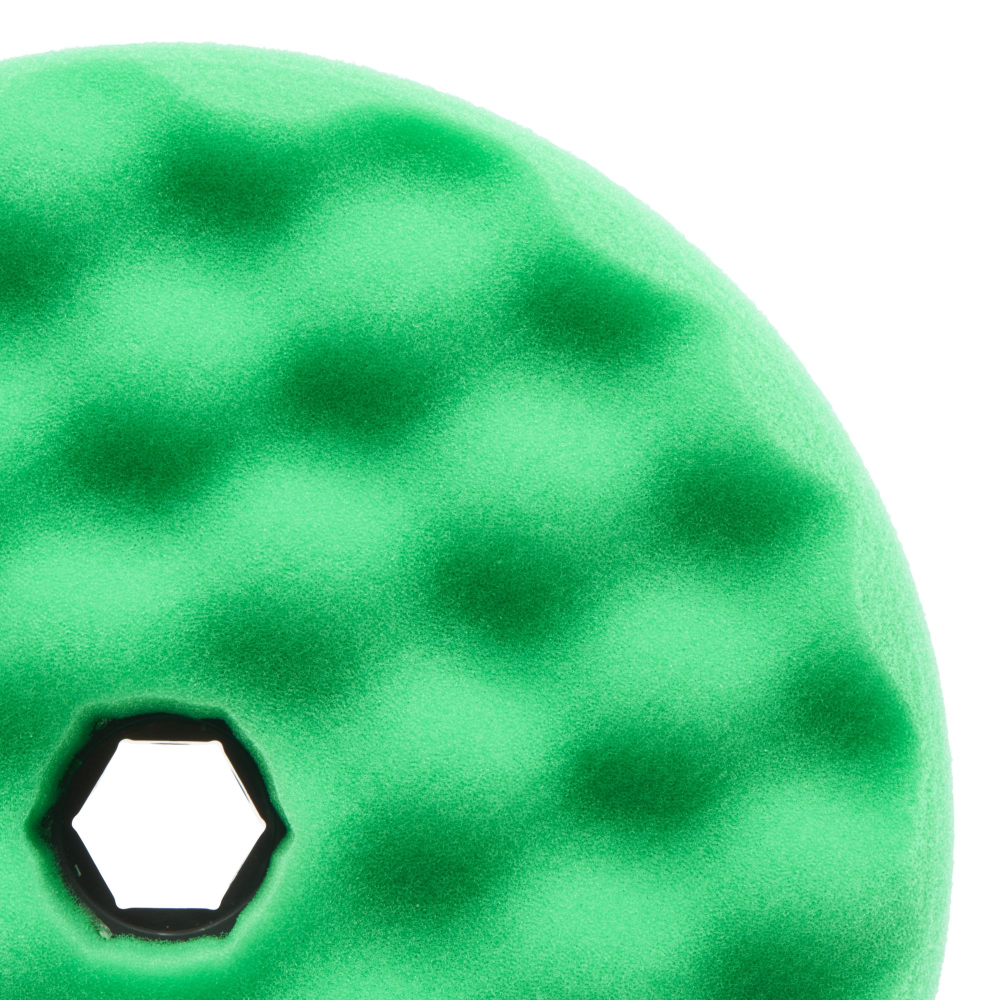 3M™ Perfect-It™ Boina de pulido de espuma, sistema de conexión rápida, verde, ondulada, 150 mm, 50962