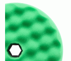3M™ Perfect-It™ Boina de pulido de espuma, sistema de conexión rápida, verde, ondulada, 150 mm, 50962