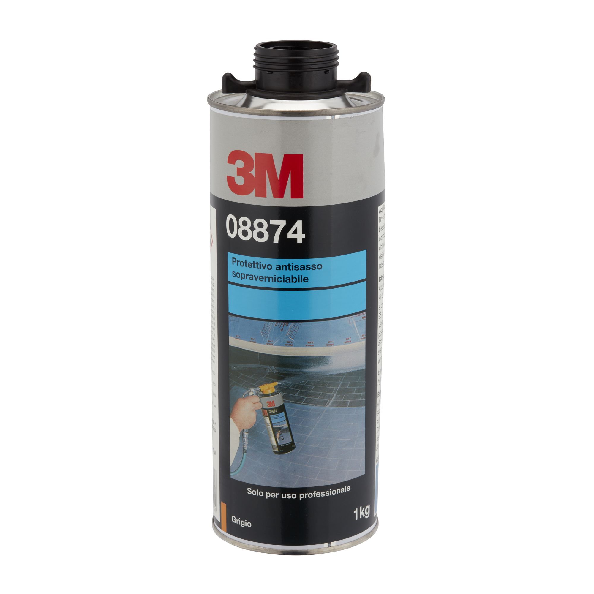 3M™ Revestimiento antigravilla, Gris, 1 kg, 08874