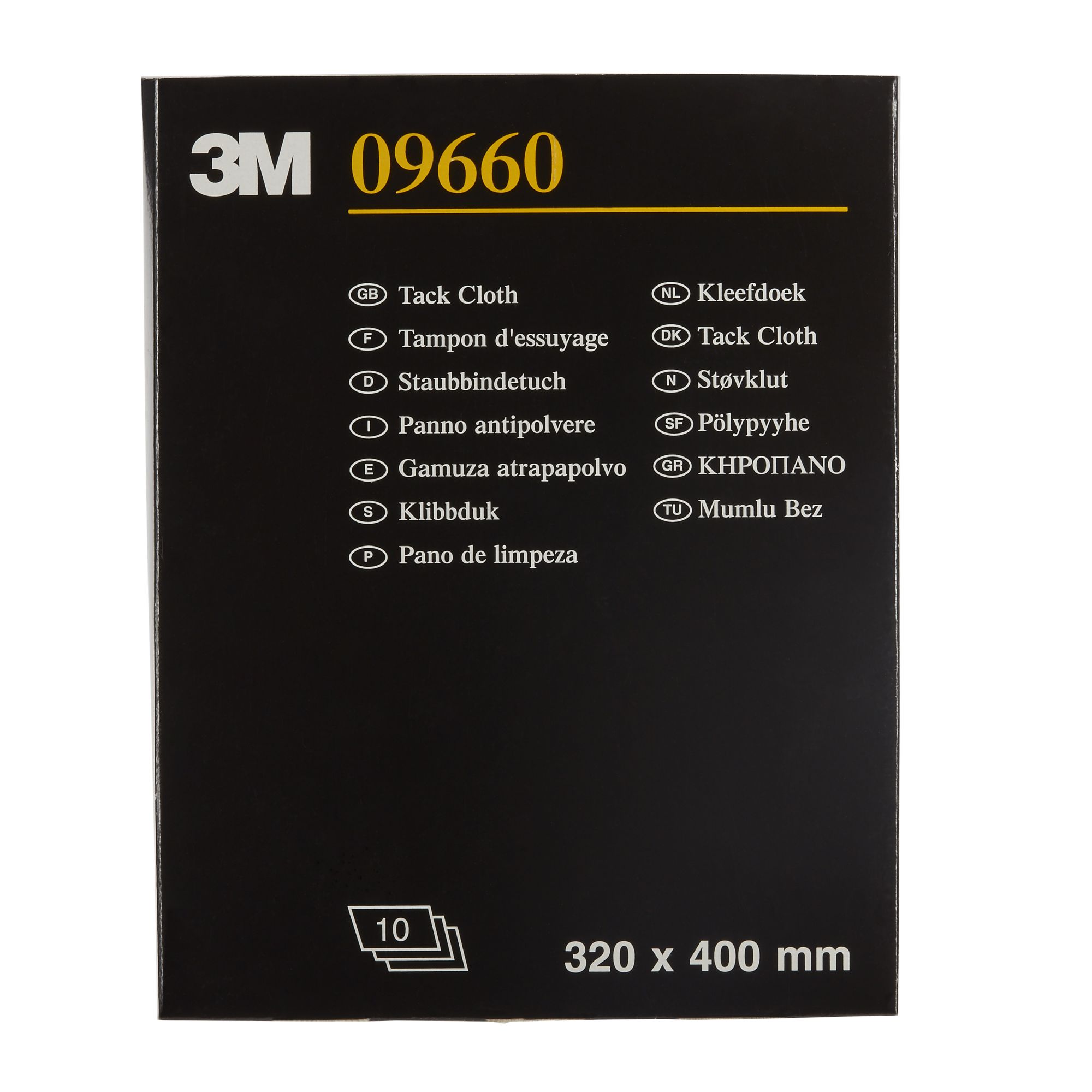 3M™ Paño antiestático, blanco, 320 mm x 400 mm, 09660