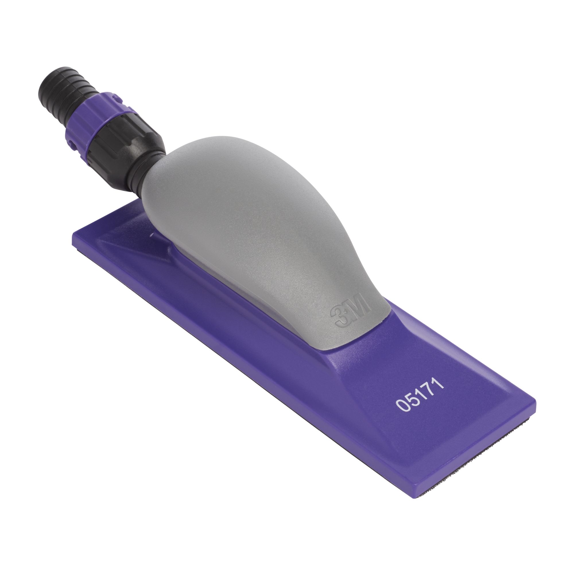 3M™ Hookit™ Taco manual multiagujeros Purple+, 70 mm x 198 mm, 05171