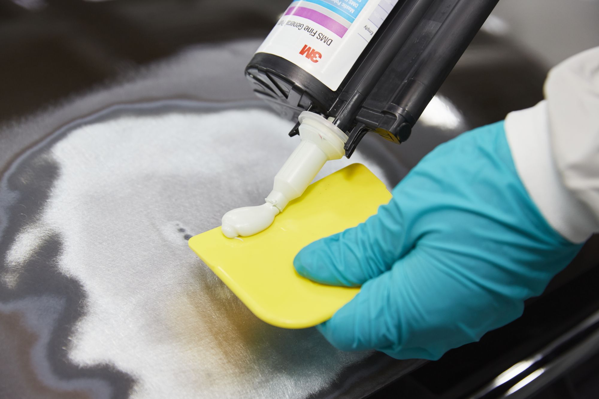 Dynatron™ Paquete de 3 espátulas para masilla, amarillas, 0358