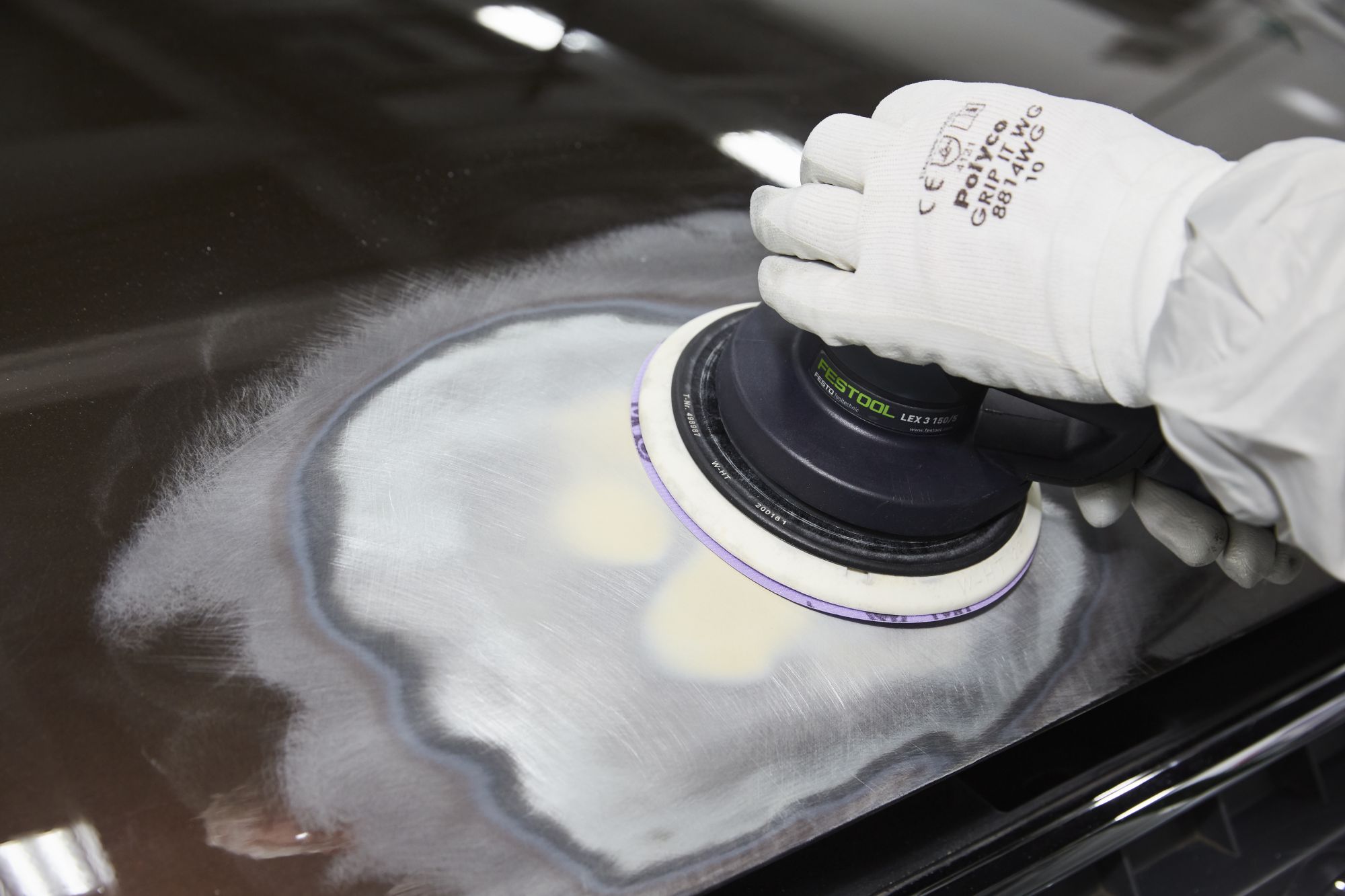 3M™ Discos Púpura Hookit™ Abrasivas 334U, 90 mm, Multiagujeros, P320, 51622