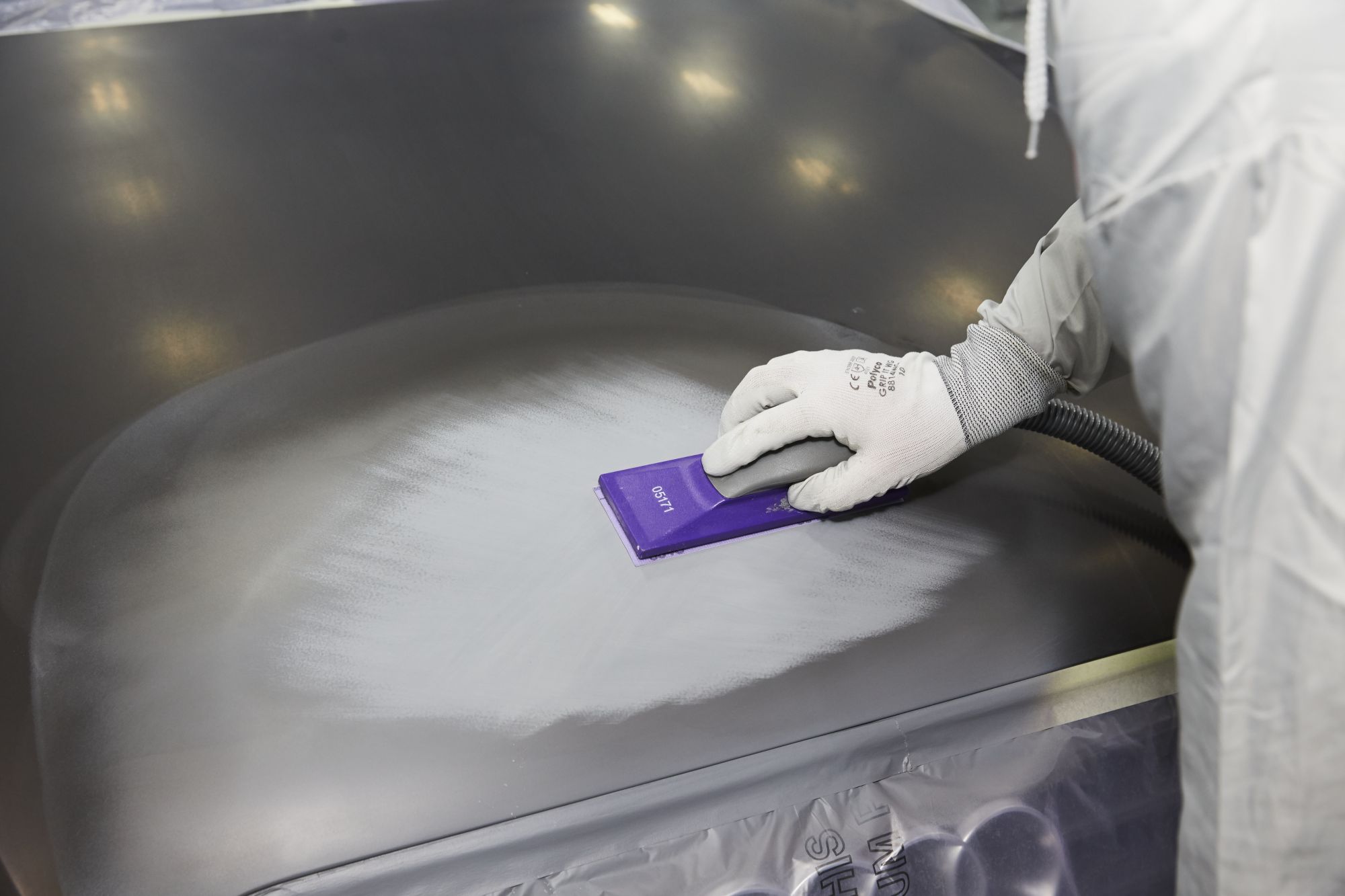 3M™ Cubitron™ II Tira de malla en rollo, 70 mm x 10 m, 150+, 34563