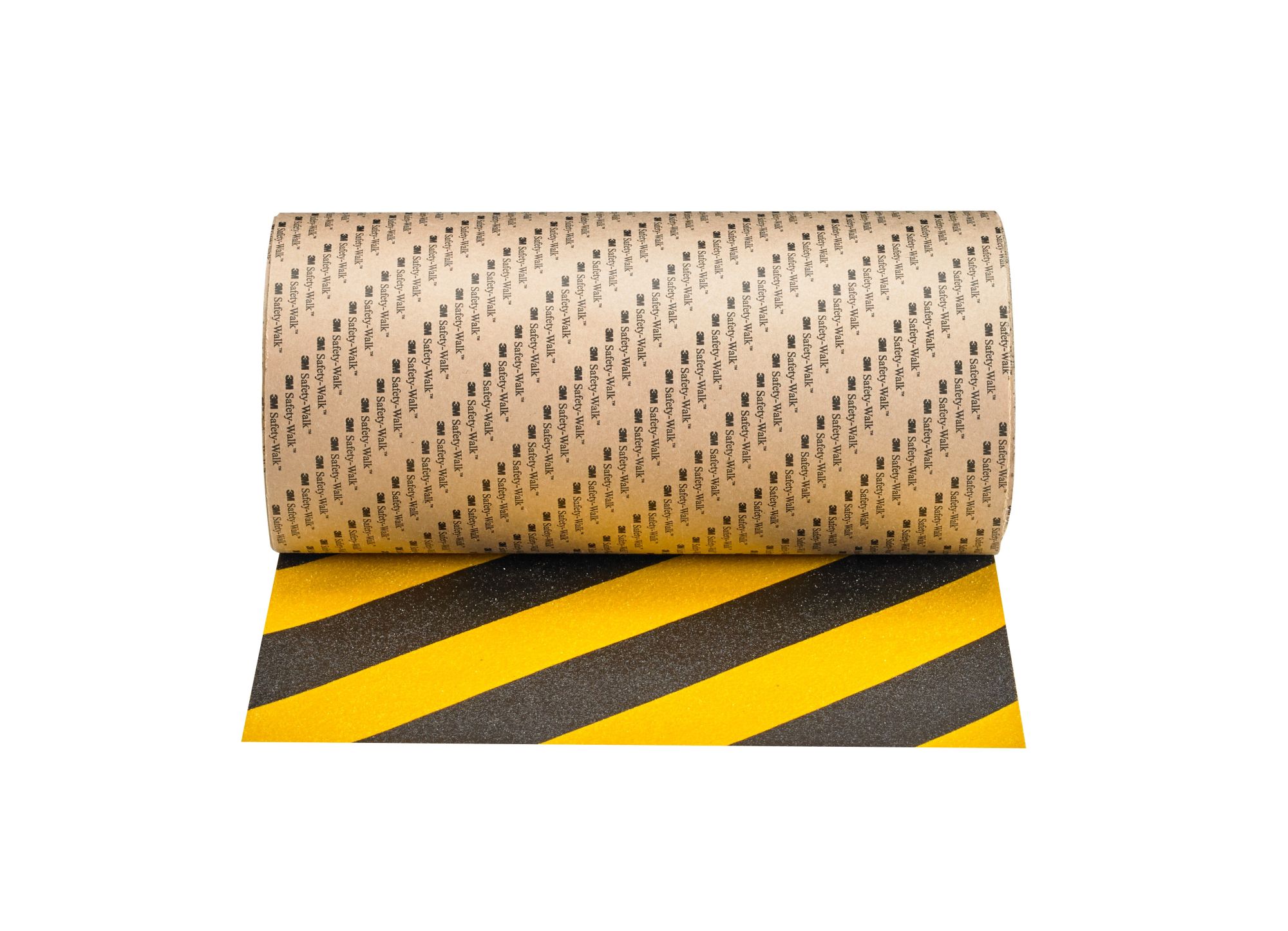 3M™ Safety-Walk™ Antideslizante Alta Agresividad Soporte Flexible 613 Amarillo/Negro 305 mm x 18 m, 1/caja