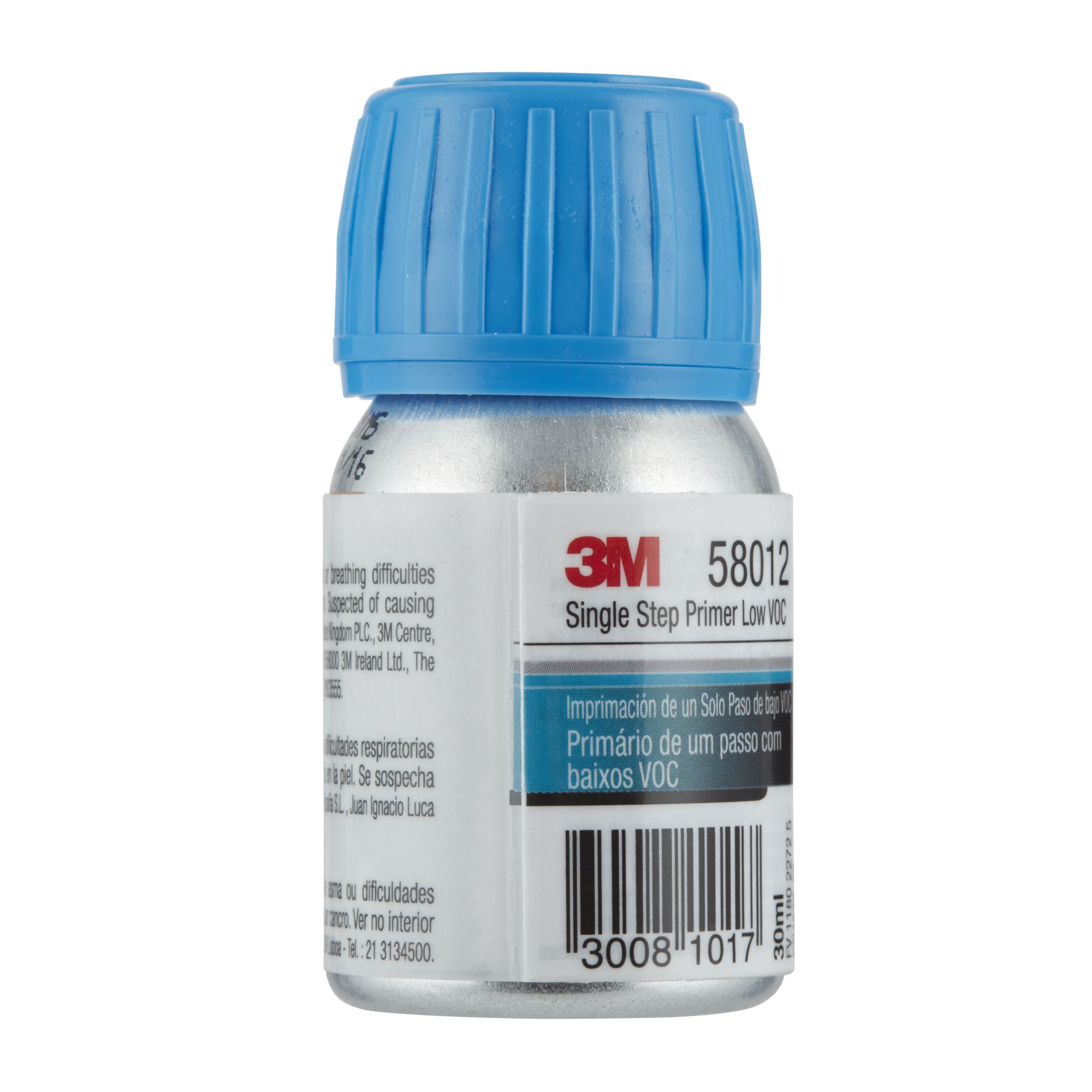 3M™ Imprimación en un único paso para adhesivos de lunas compuestos orgánicos volátiles ligeros, 30 ml, 58012
