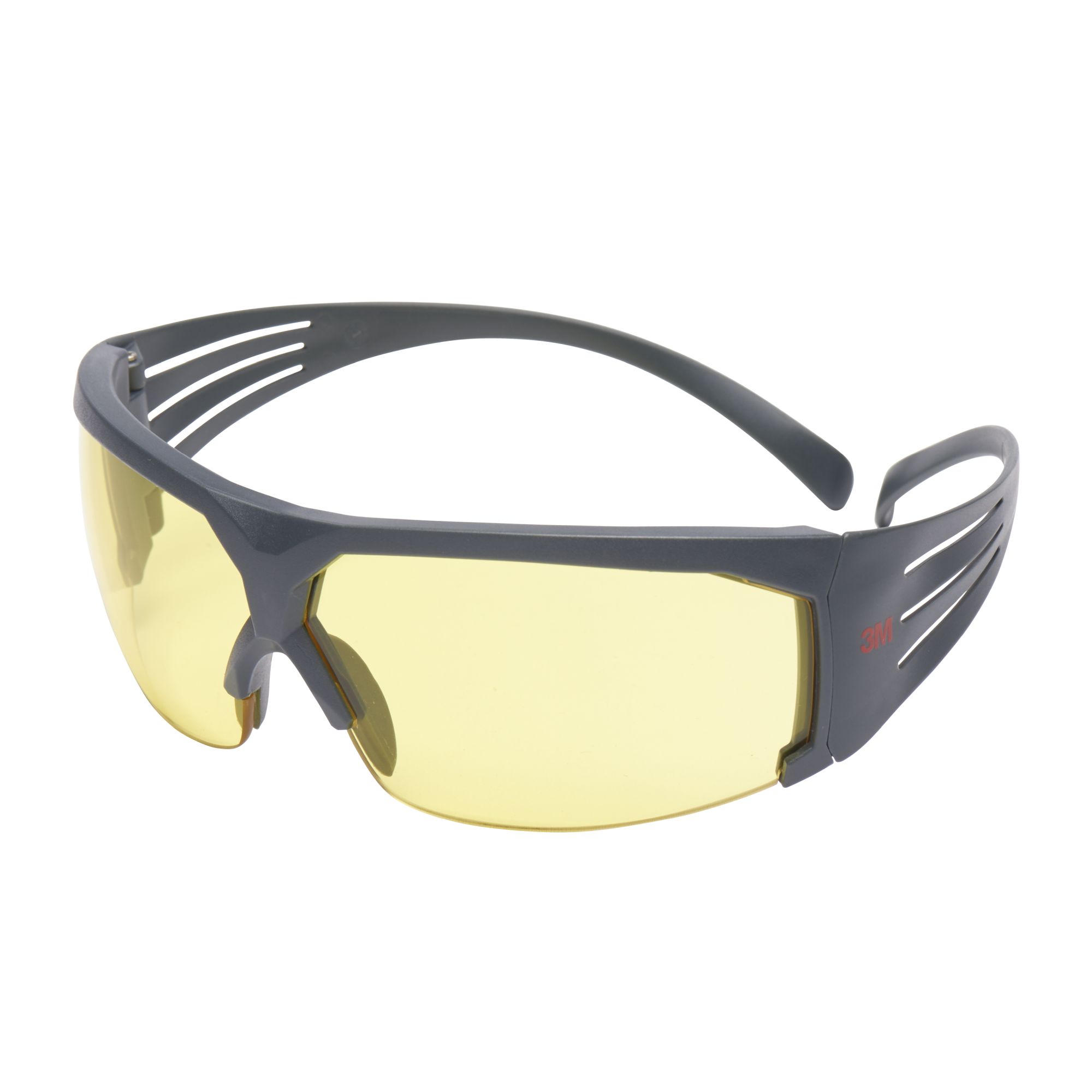 3M™ SecureFit™ 600 Gafas de seguridad, montura gris, recubrimiento antiempañante/antirrayaduras Scotchgard™ (K y N), lente ámbar, SF603SGAF-EU, 20/caja
