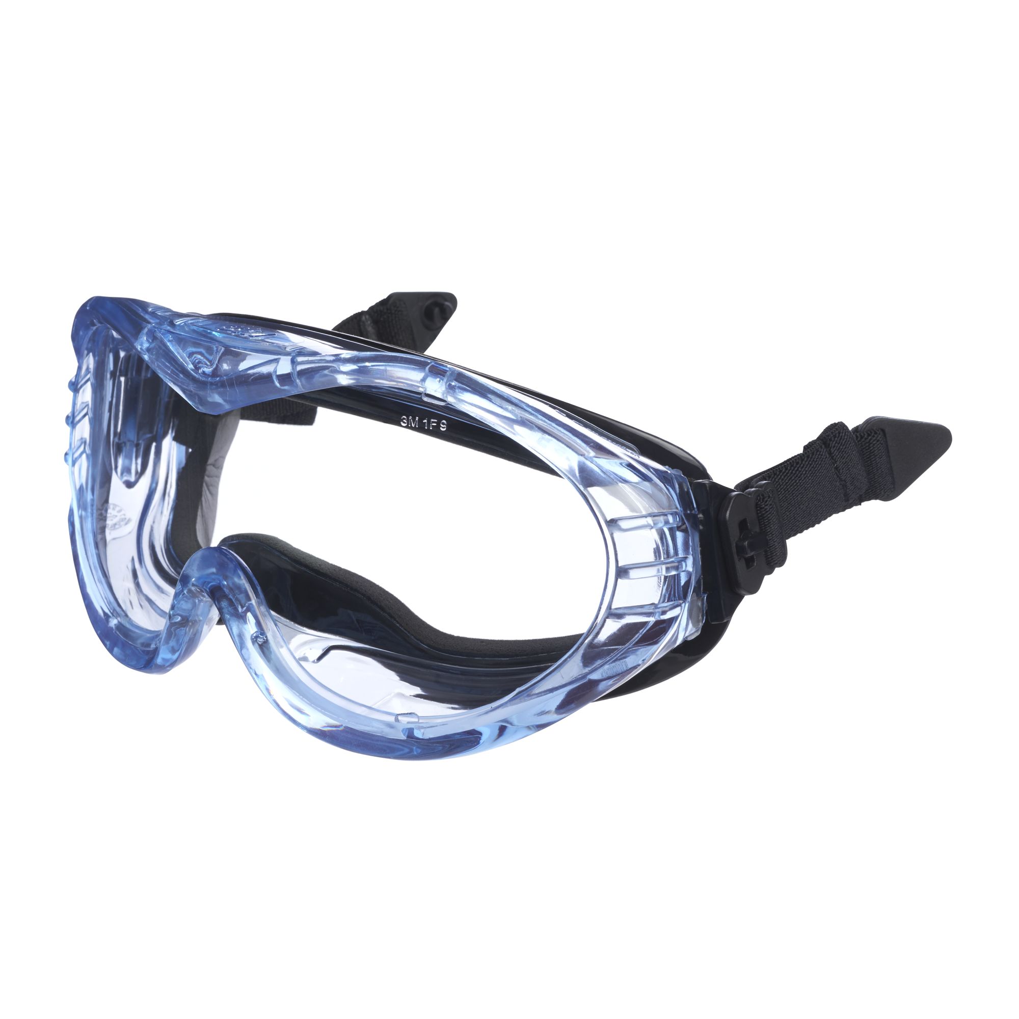 3M™ Fahrenheit™ Gafas de seguridad, revestimiento de espuma, con ventilación indirecta, antirrayaduras/antiempañante, lente de policarbonato transparente, 71360-00014, 10/caja