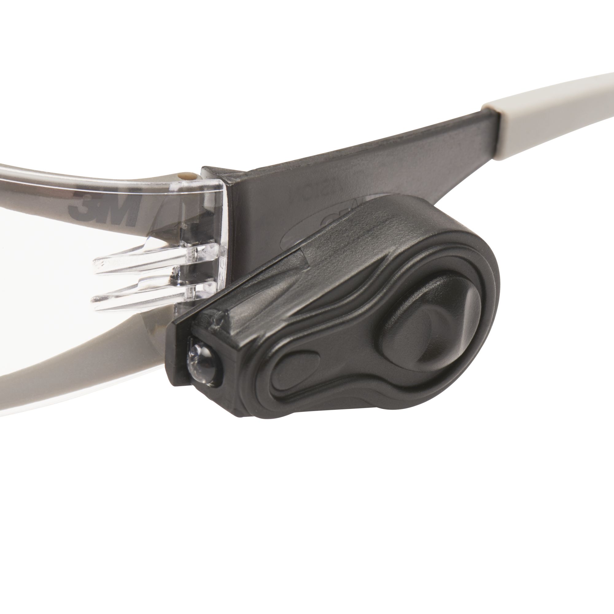 3M™ LED Light Vision™ Gafas de seguridad, antirrayaduras/antiempañante, lente incolora, 11356-00000, 20/caja