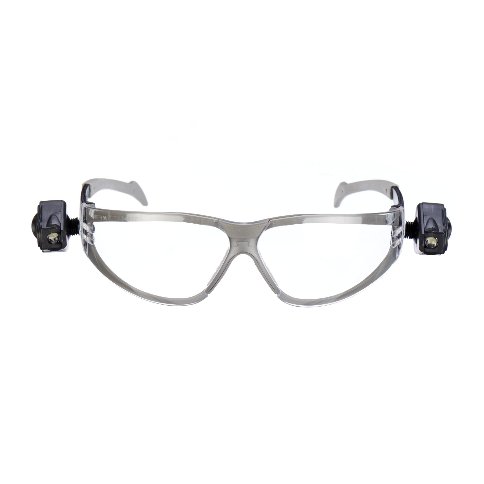 3M™ LED Light Vision™ Gafas de seguridad, antirrayaduras/antiempañante, lente incolora, 11356-00000, 20/caja