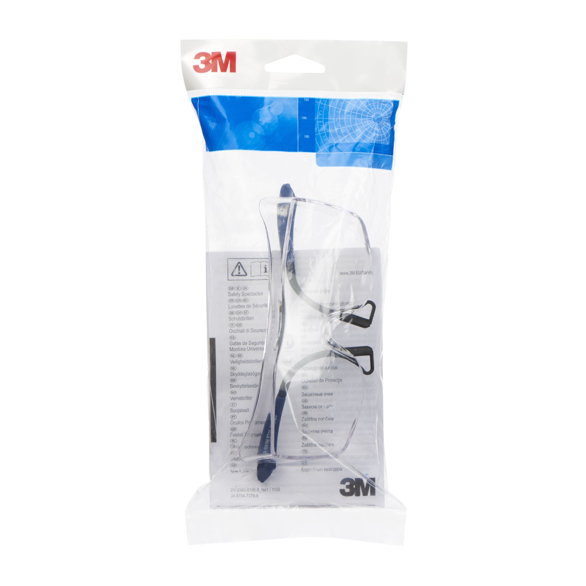 3M™ Cubregafas de seguridad OX2000, antirrayaduras/antiempañante, lente incolora, 17-5118-2040, 20/caja