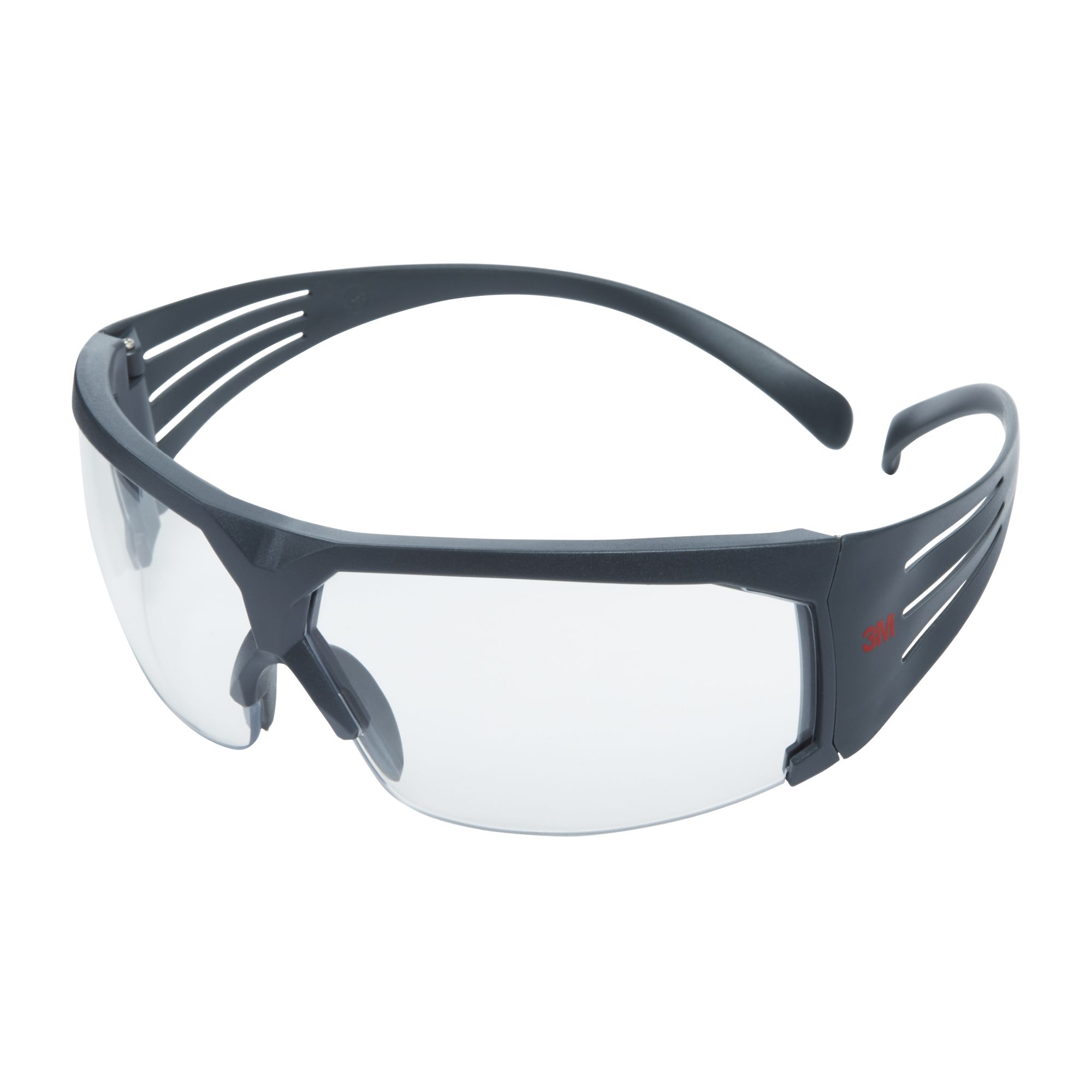 3M™ SecureFit™ 600 Gafas de seguridad, montura gris, antirrayaduras superior (K), lente incolora, SF601RAS-EU, 20/caja