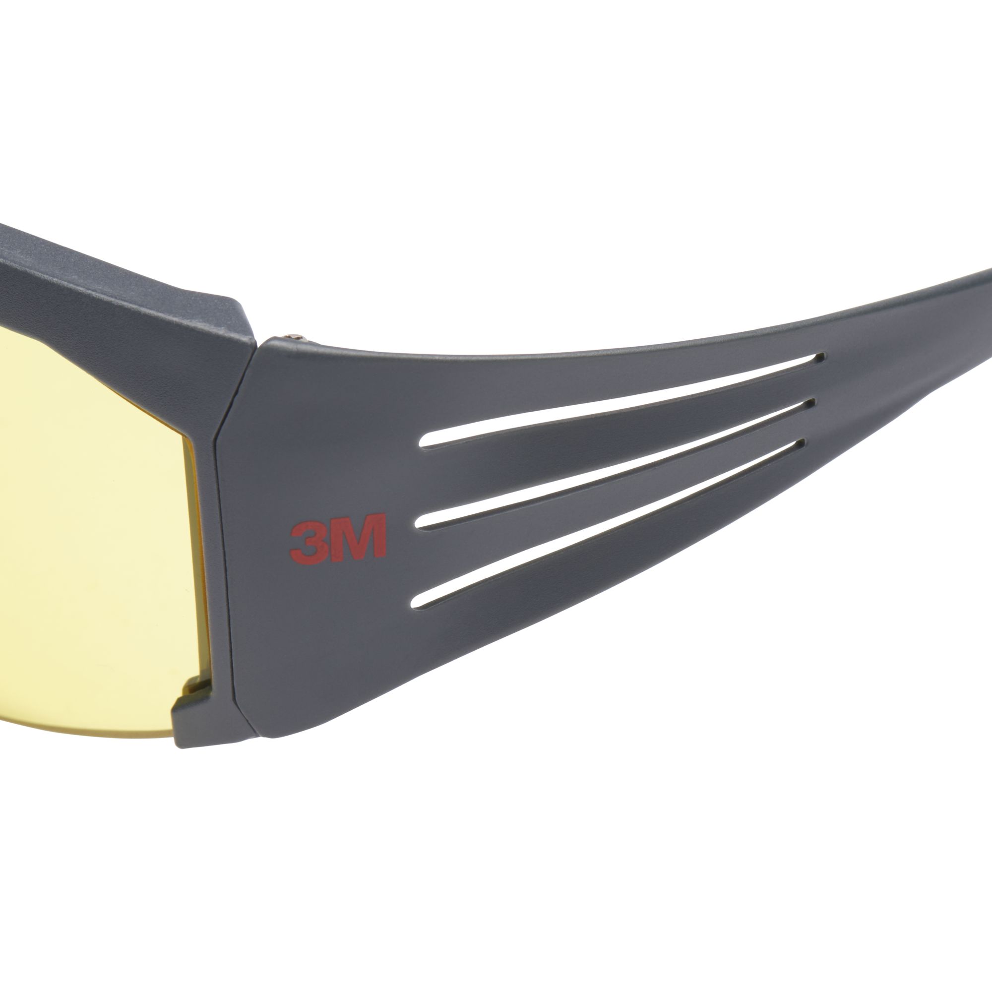 3M™ SecureFit™ 600 Gafas de seguridad, montura gris, recubrimiento antiempañante/antirrayaduras Scotchgard™ (K y N), lente ámbar, SF603SGAF-EU, 20/caja