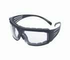 3M™ SecureFit™ 600 Gafas de seguridad, montura gris, espuma, recubrimiento antiempañante/antirrayaduras Scotchgard™ (K y N), lente incolora, SF601SGAF/FI-EU