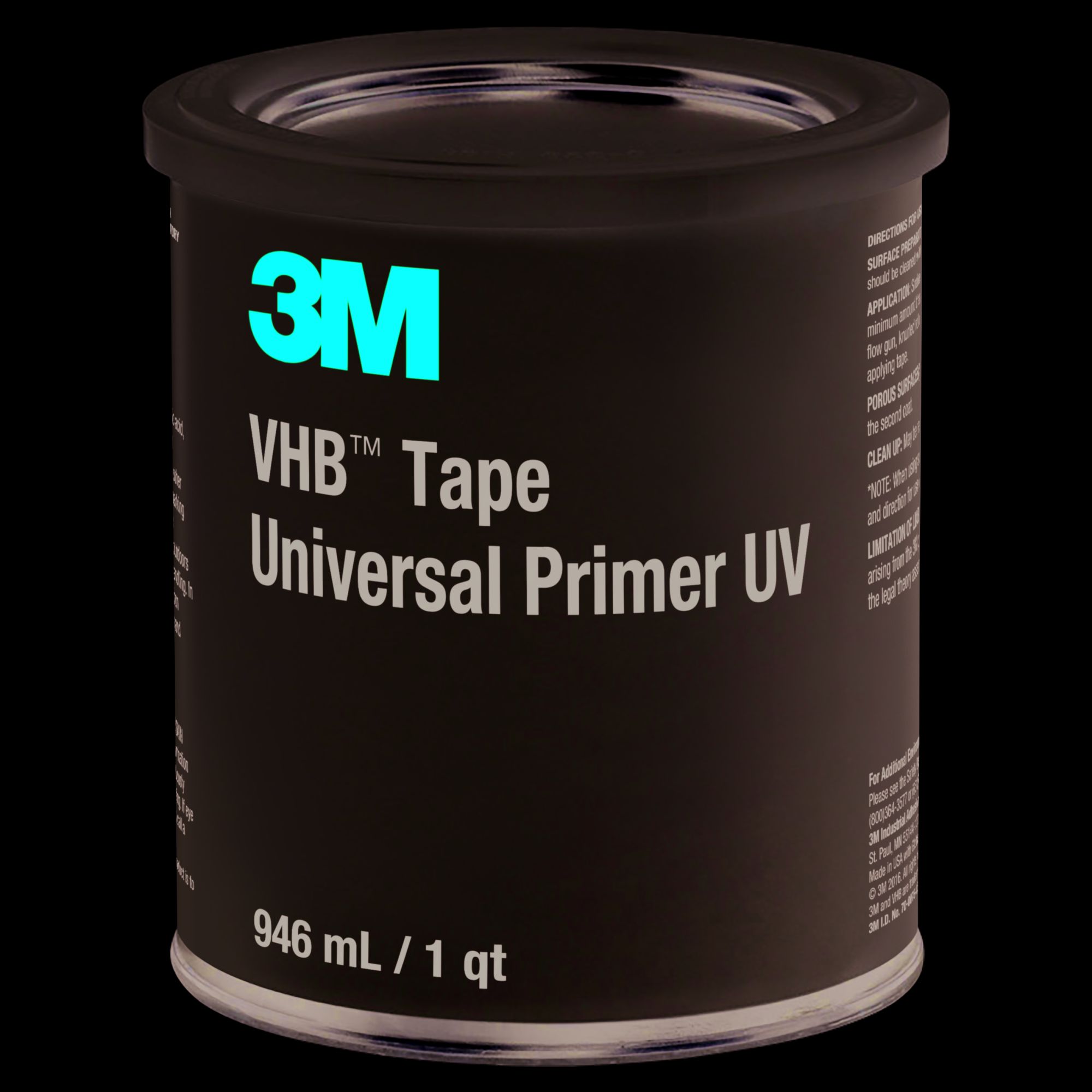 3M™ VHB™ Imprimación Universal UV para cintas, Amarillo, 946 ml