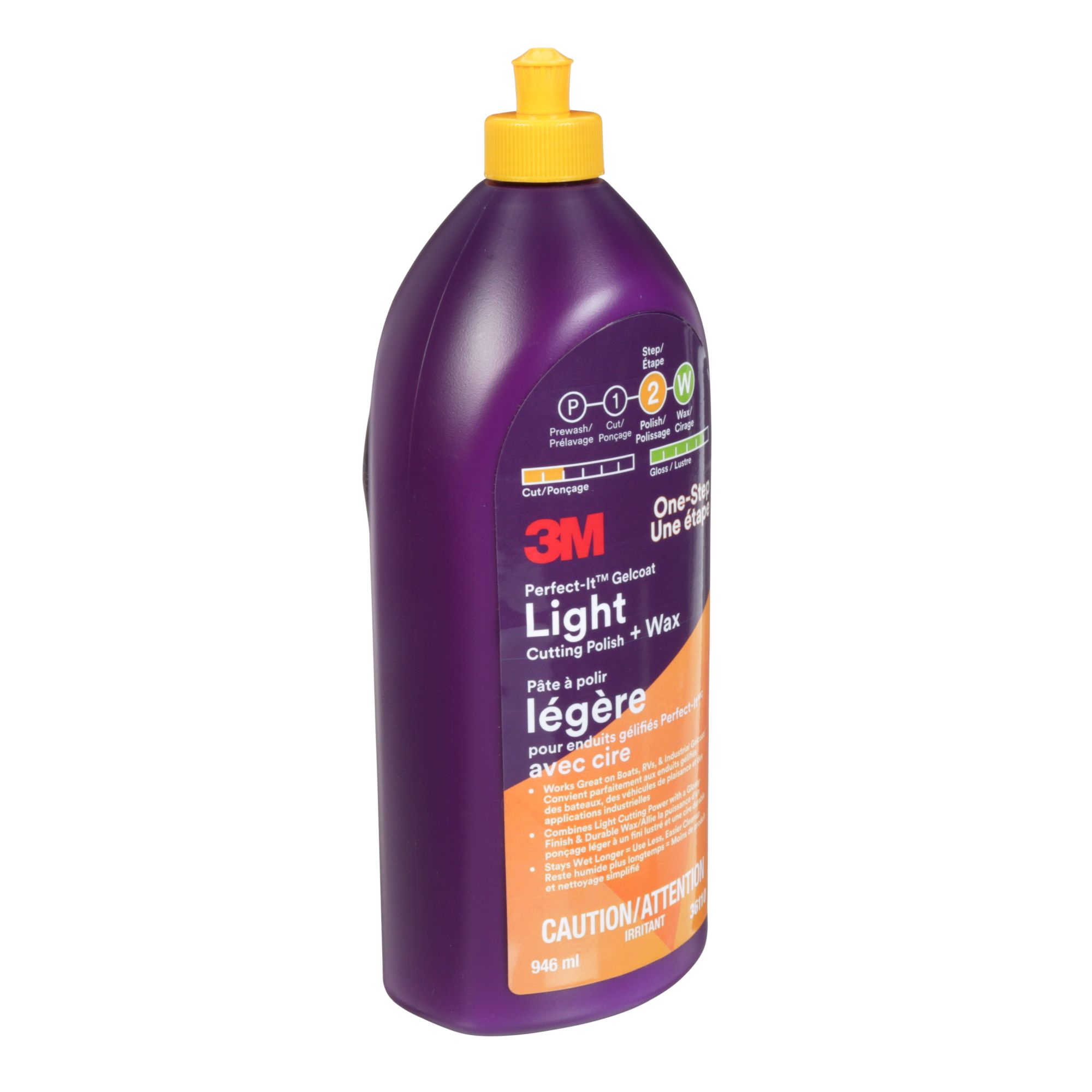 3M™ Perfect-It™ Gel Coat abrillantador + cera, 946 ml, 36110E